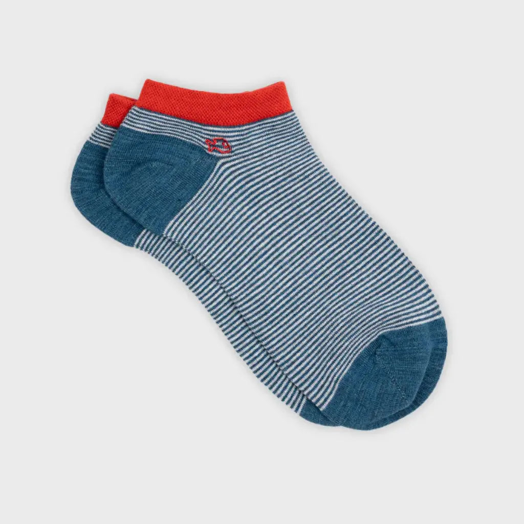 Socquettes Rayures - Bleu et Blanc - Billybelt
