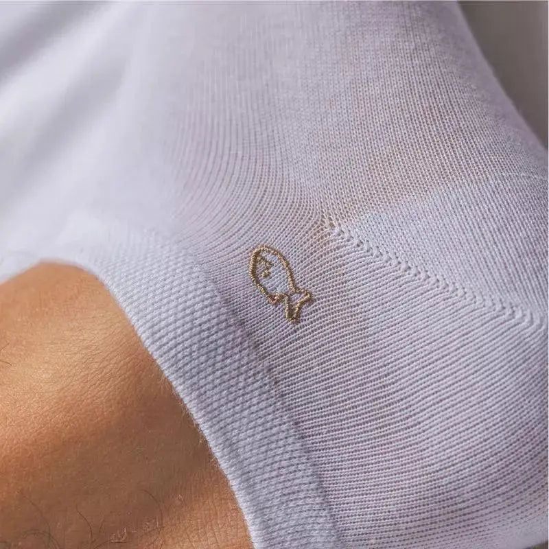 Socquettes Unies - Blanc - Billybelt - détail 3