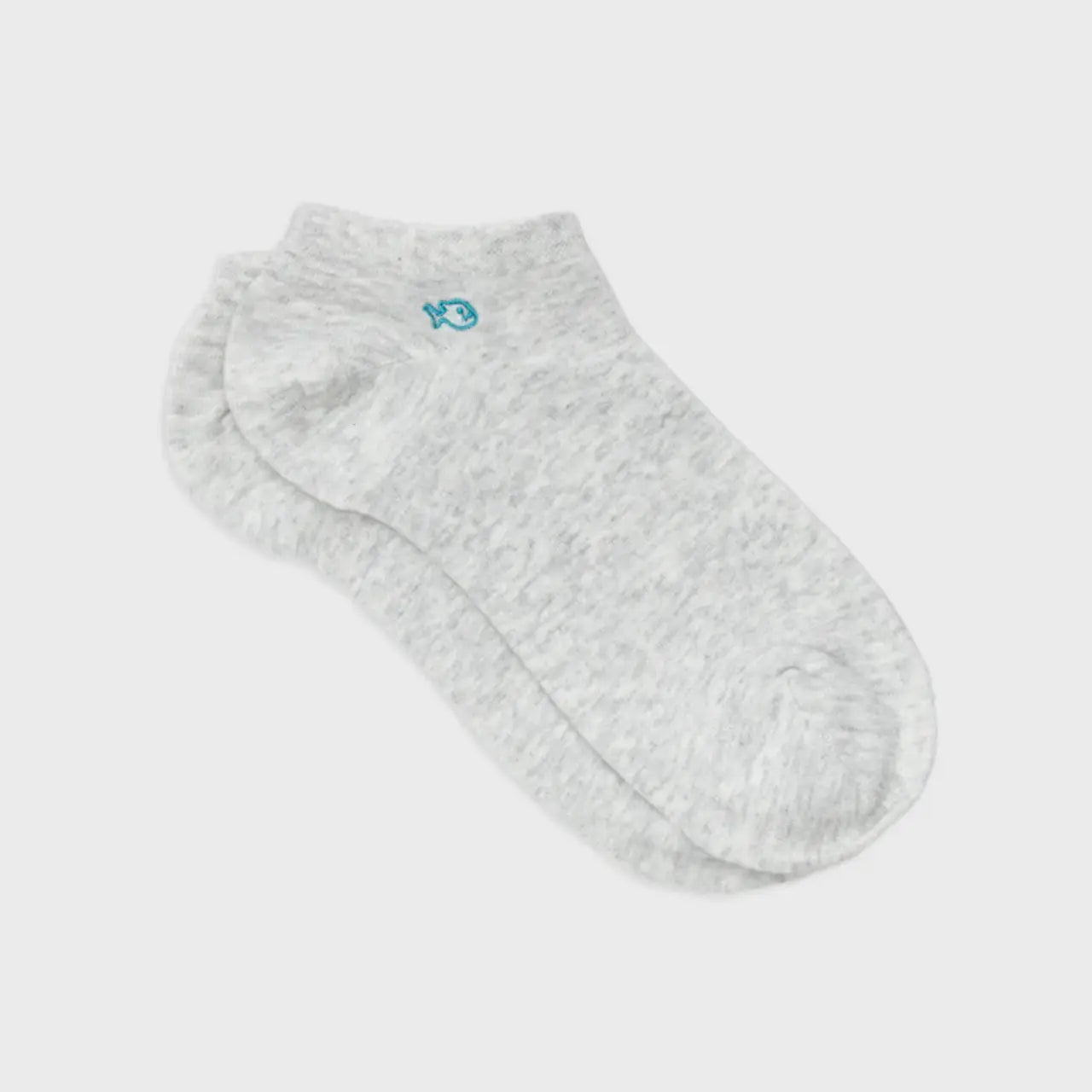 Socquettes Unies - Gris Clair - Billybelt
