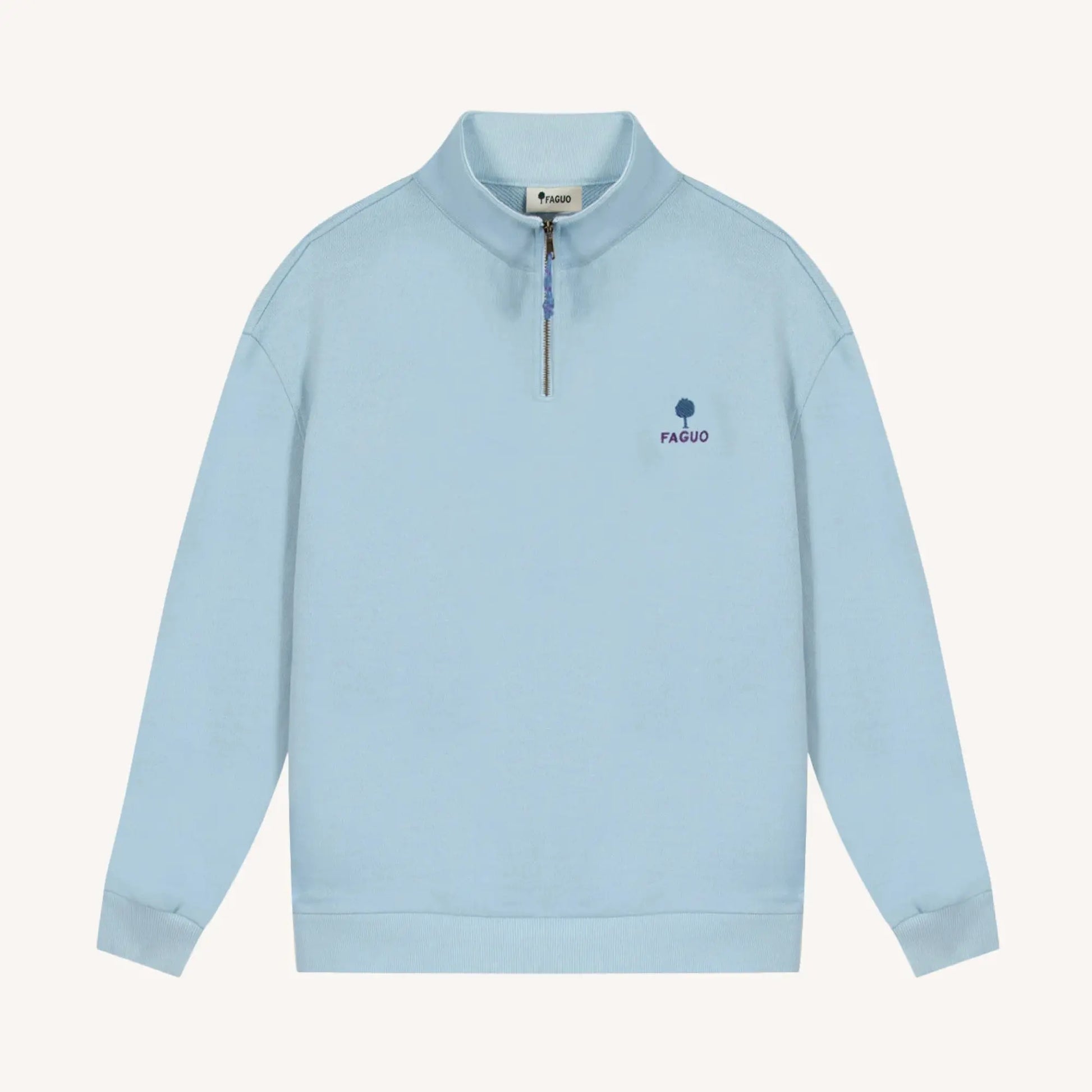 Sweat Amboise Bleu Ciel - Faguo