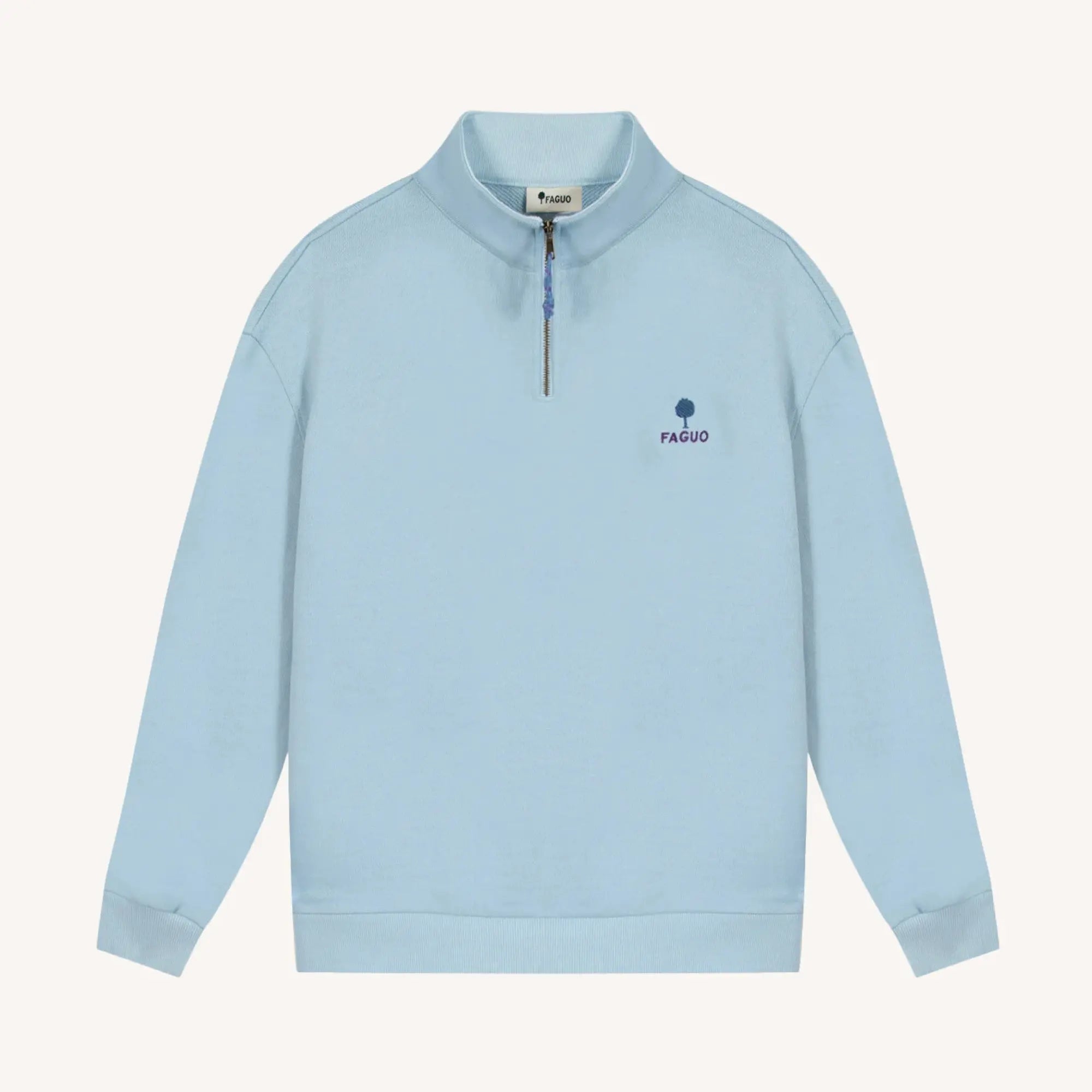 Sweat Amboise Bleu Ciel - Faguo