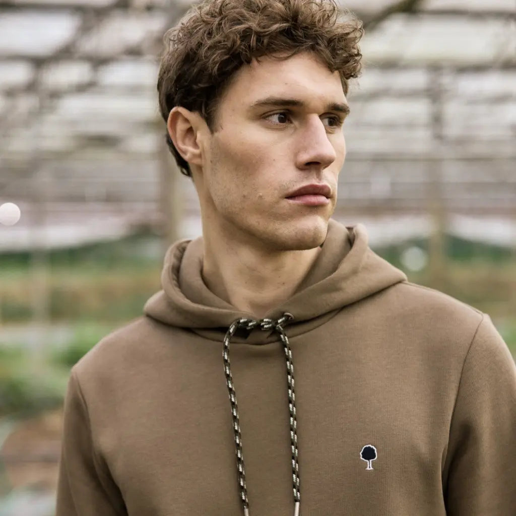 Sweat Dirac - Marron - Faguo - détail 2
