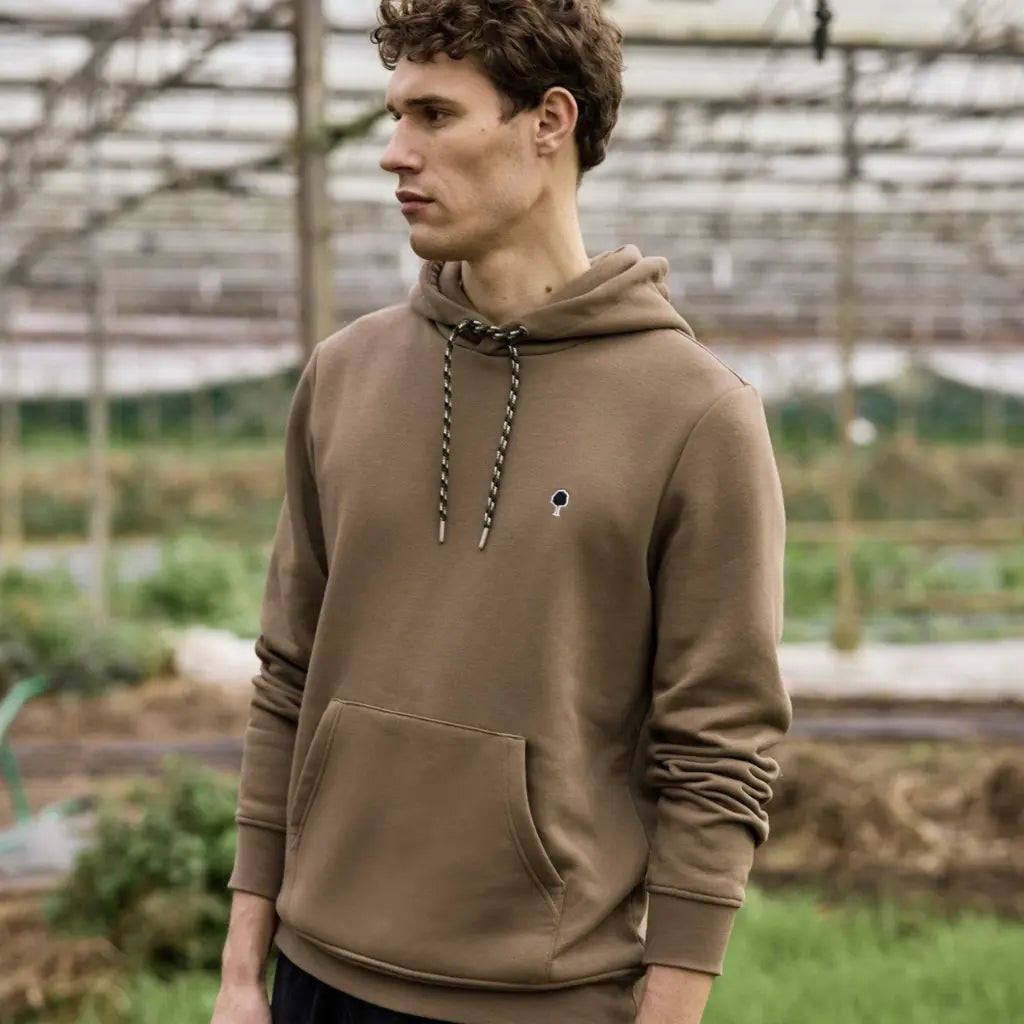 Sweat Dirac - Marron - Faguo - détail 3