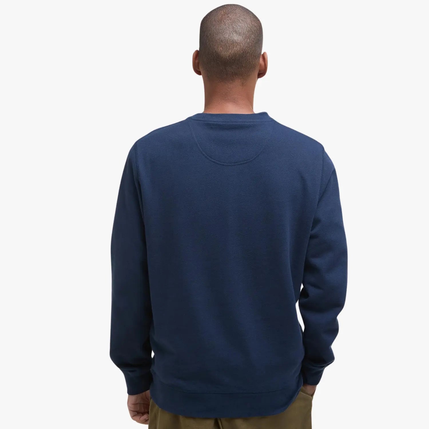 Sweat Logo Piqué Marine - Barbour - détail 3