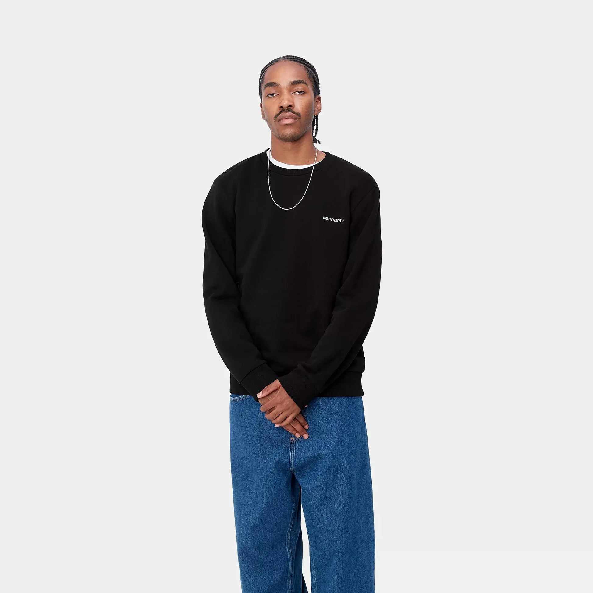 Sweat Script Noir - Carhartt WIP - détail 3