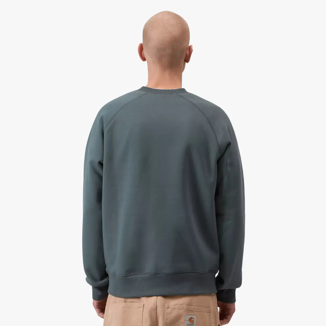 Sweat Chase - Cozy Blue - Carhartt WIP - détail 4