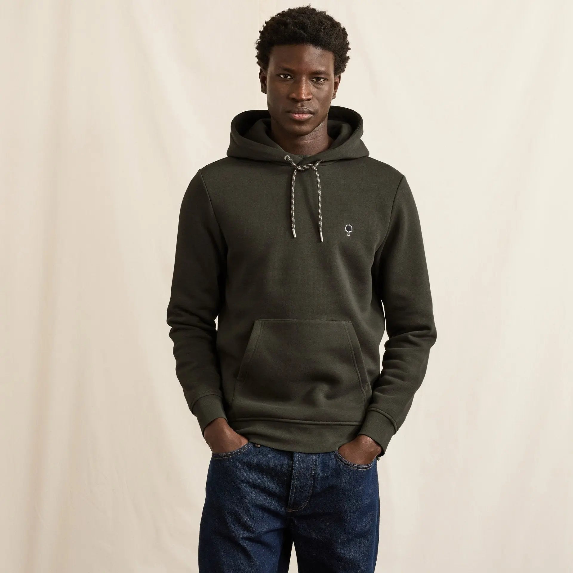 Sweat Dirac - Vert Foncé - Faguo - détail 2