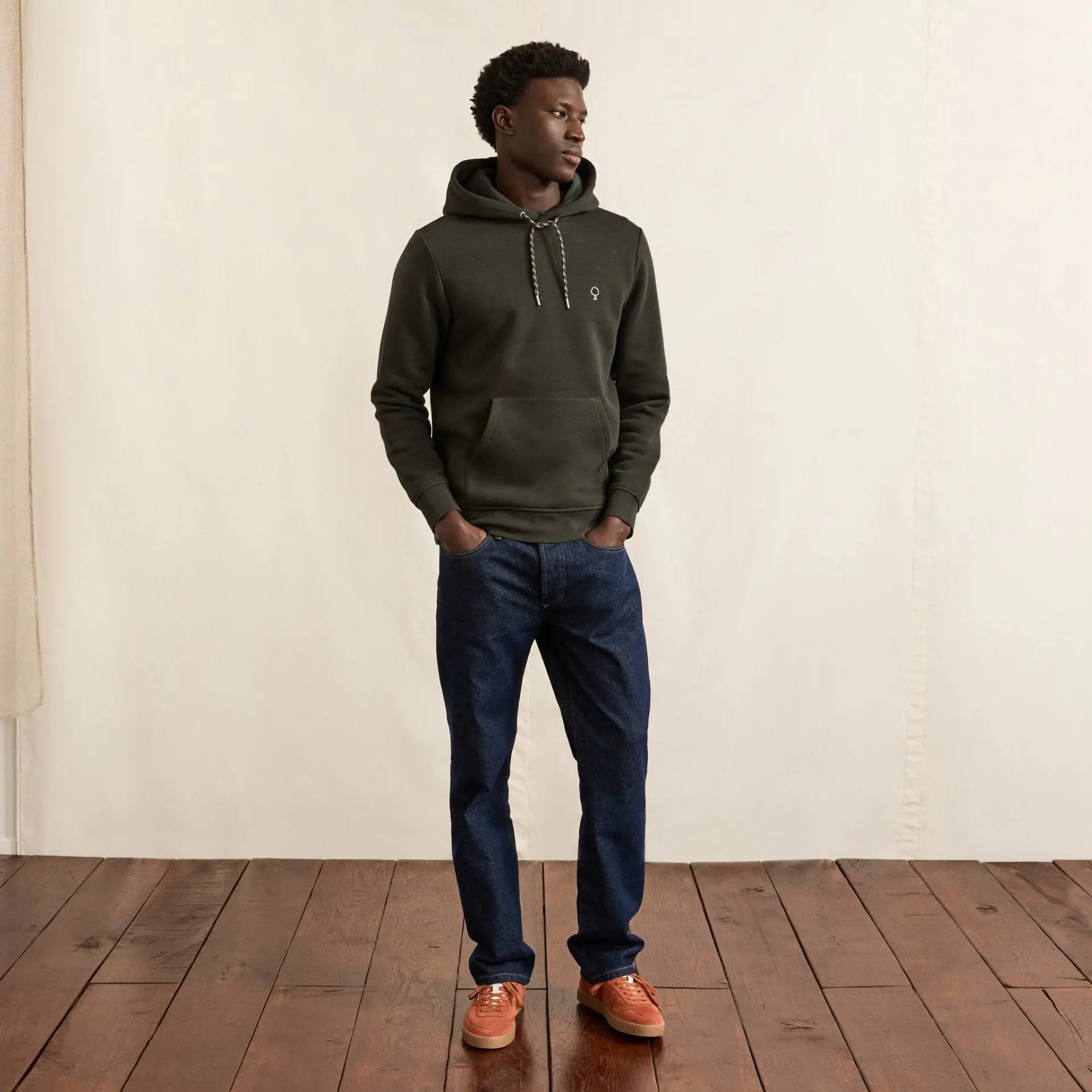 Sweat Dirac - Vert Foncé - Faguo - détail 5