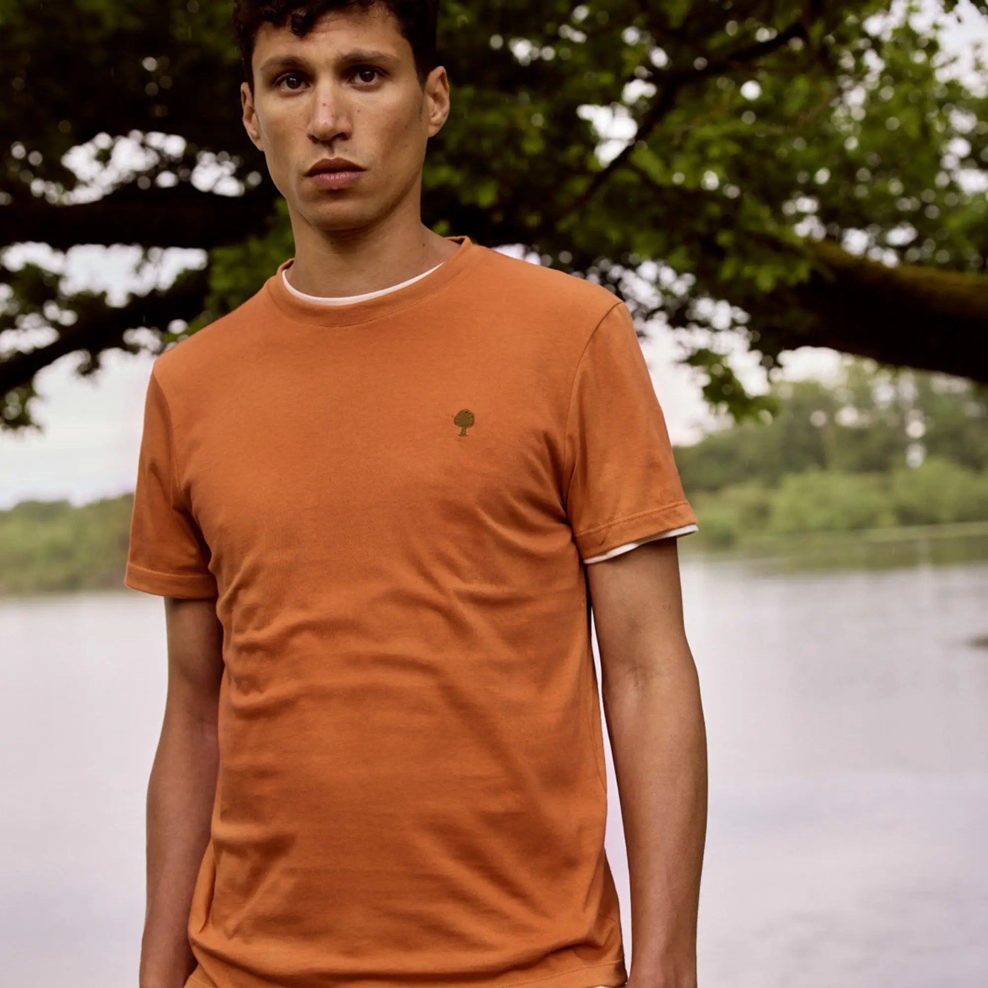T-shirt Arcy Brique - Faguo - détail 2