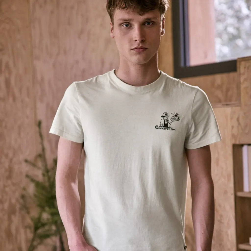 T-shirt Arcy Broderie - Faguo - détail 2