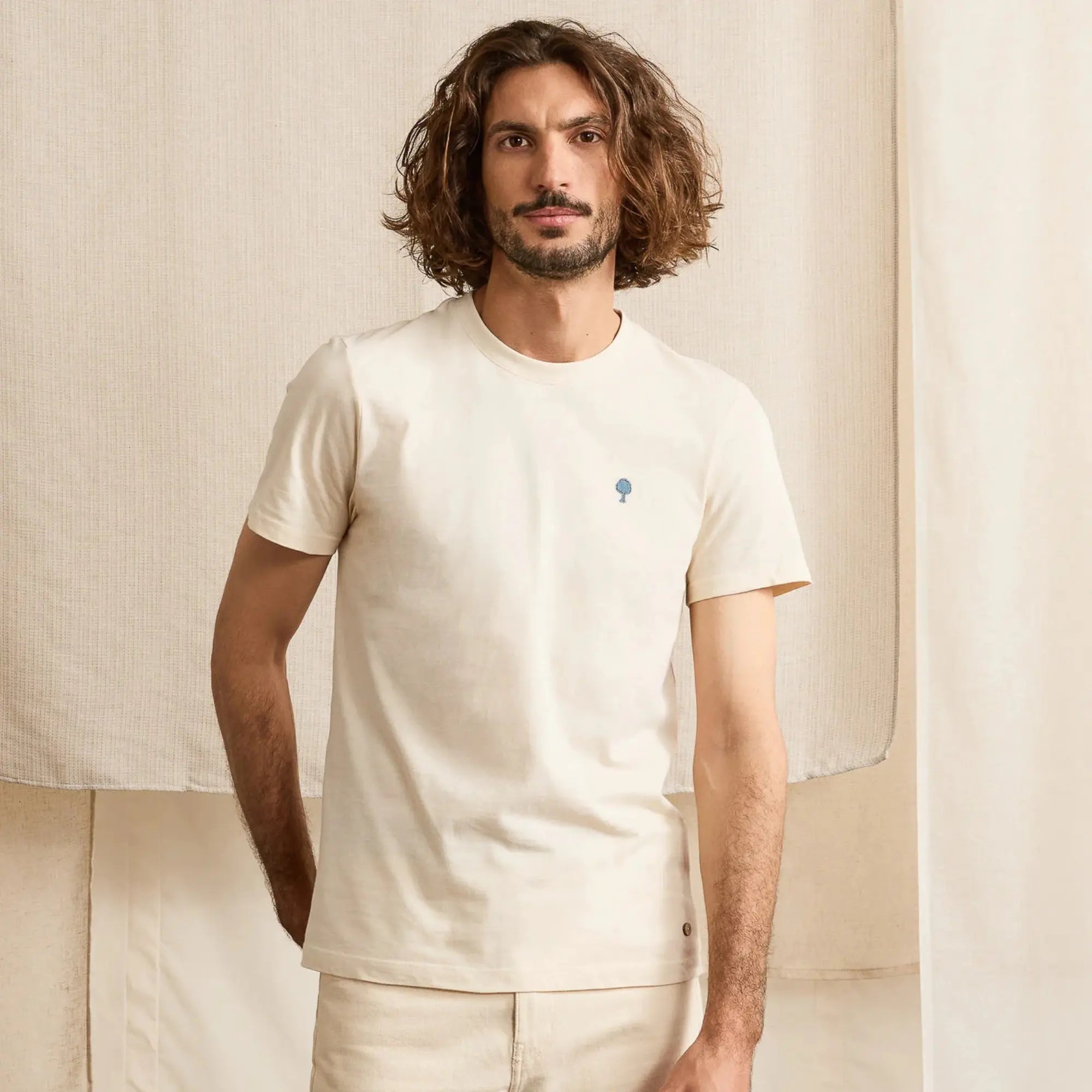 T-shirt Arcy Écru - Faguo - détail 2