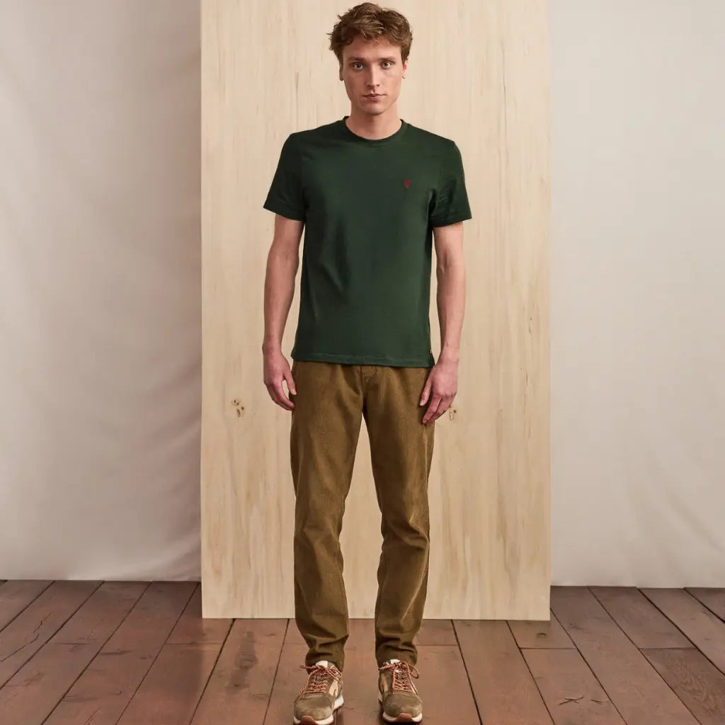 T-shirt Arcy Vert Foncé - Faguo - détail 3