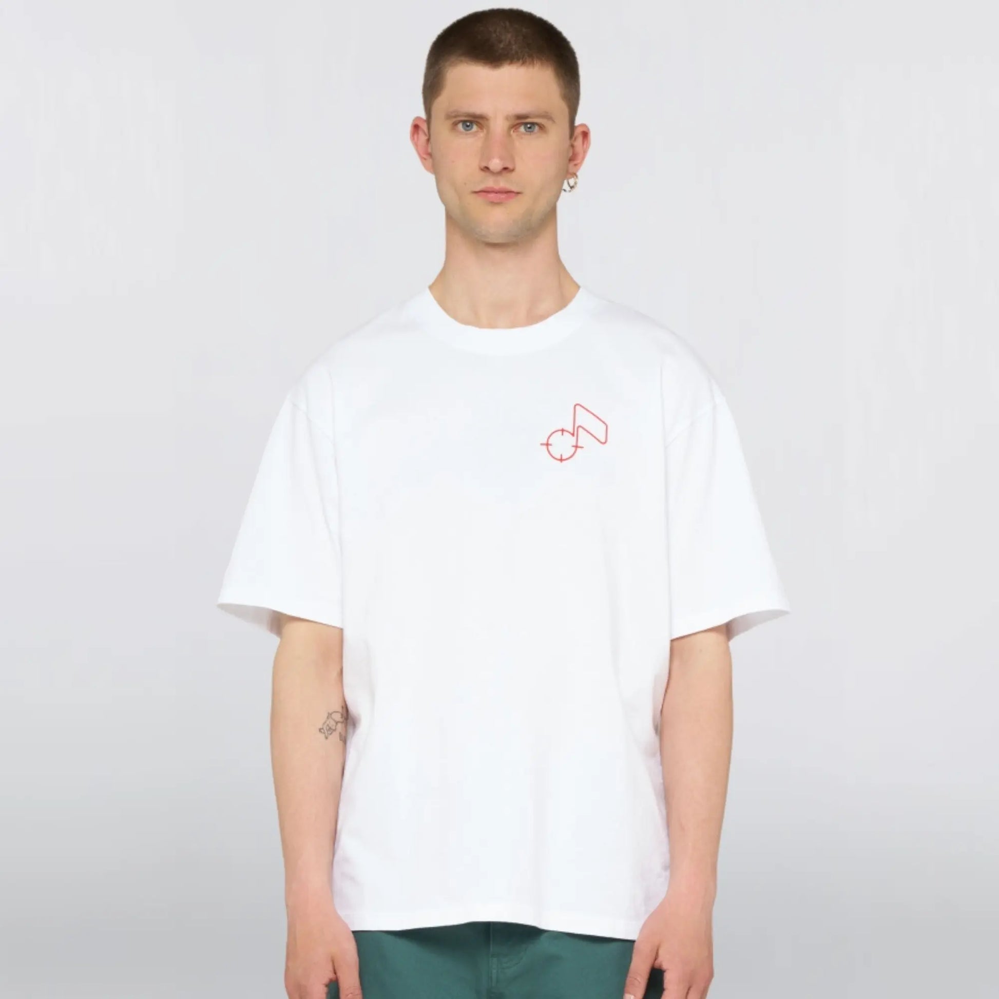 T-shirt Charmer Blanc - Edwin - détail 3
