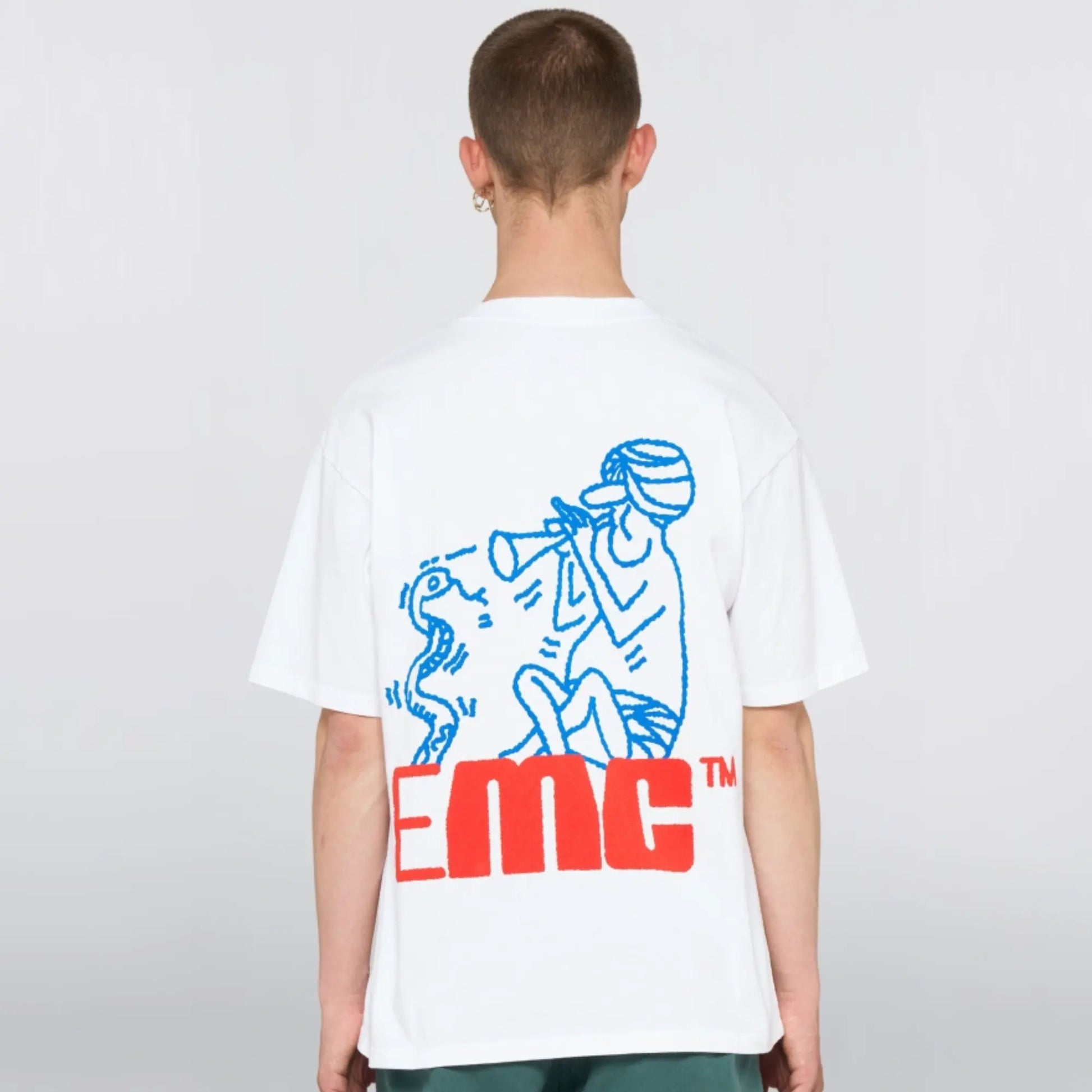 T-shirt Charmer Blanc - Edwin - détail 4