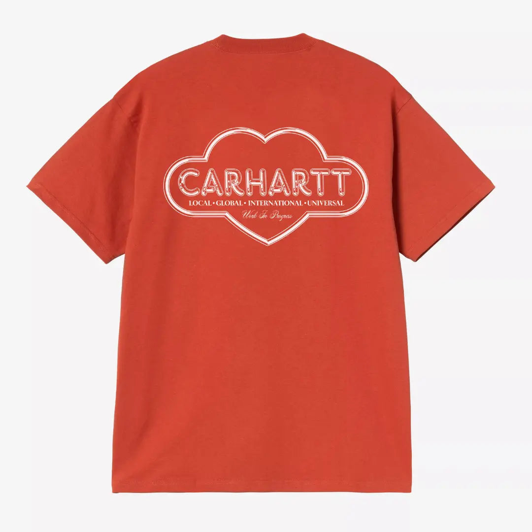 T-shirt Cloud Heart - Oxide Red - Carhartt WIP - détail 2