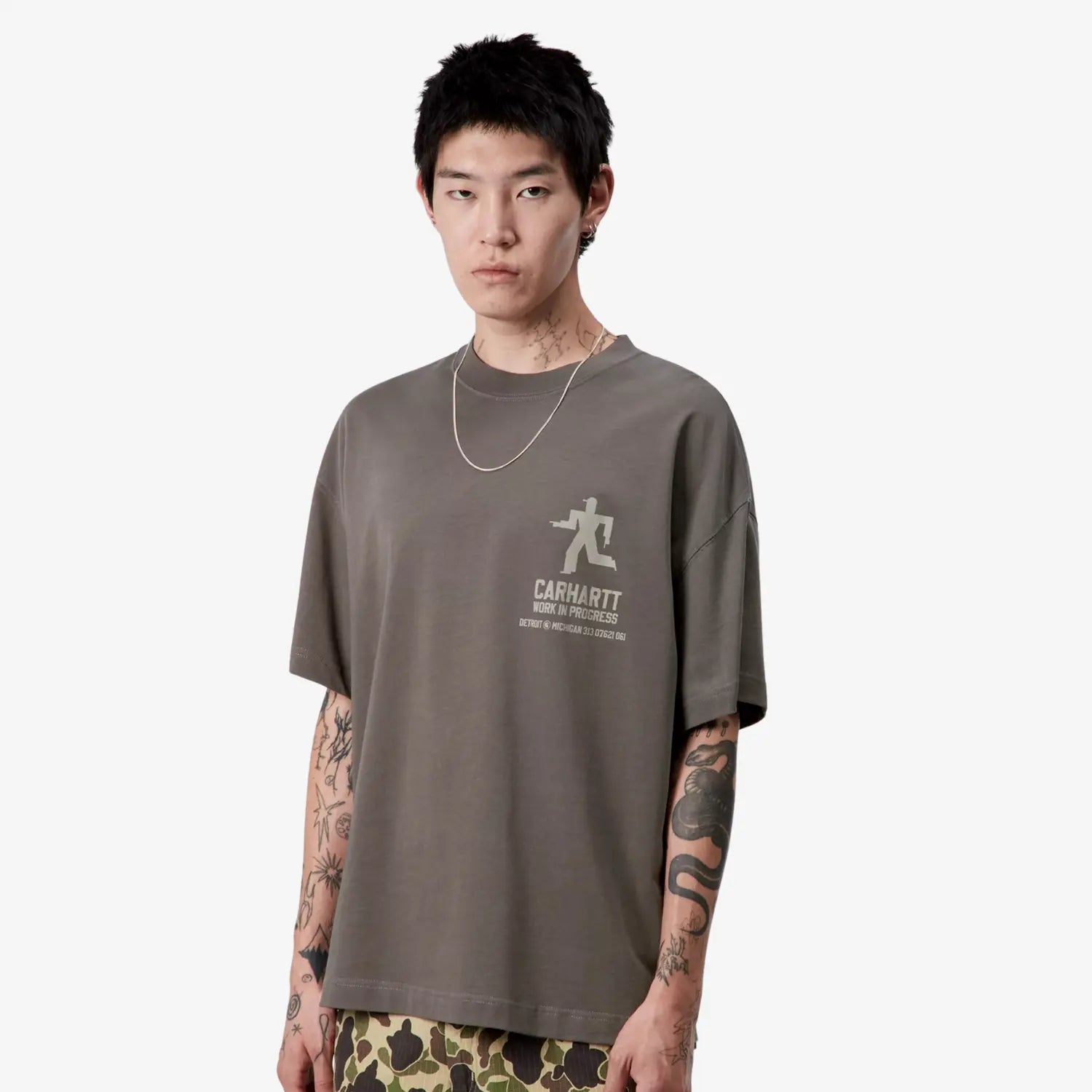 T-shirt Distance Graphite - Carhartt WIP - détail 3