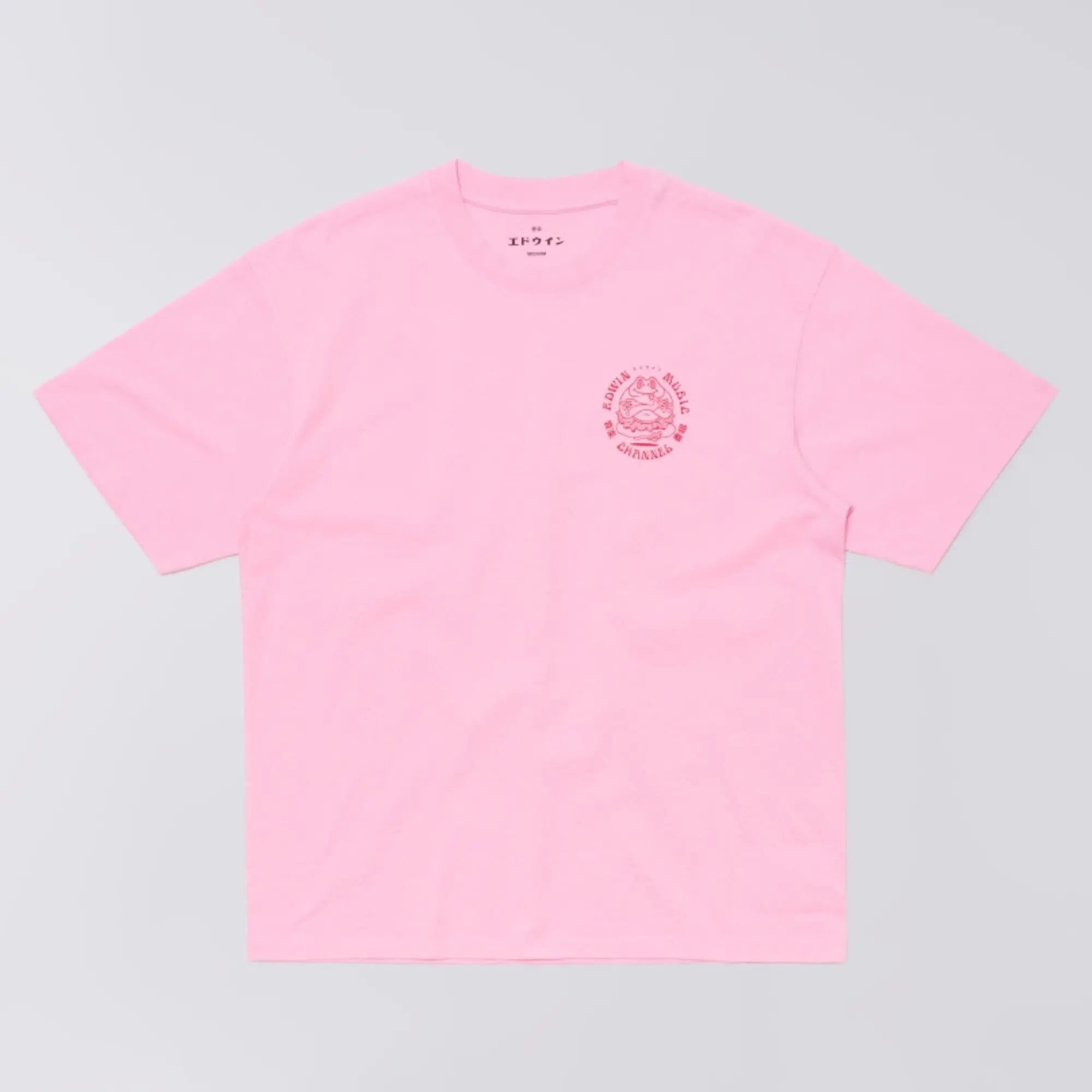 T-shirt Edwin Music Channel - Rose - Edwin