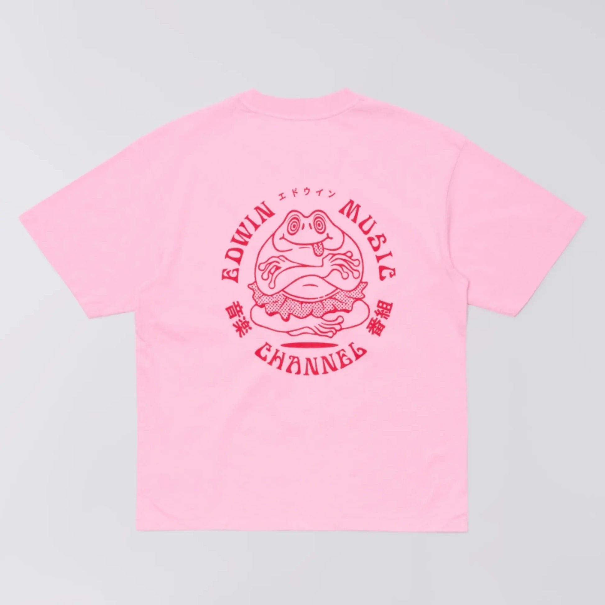 T-shirt Edwin Music Channel - Rose - Edwin - détail 2