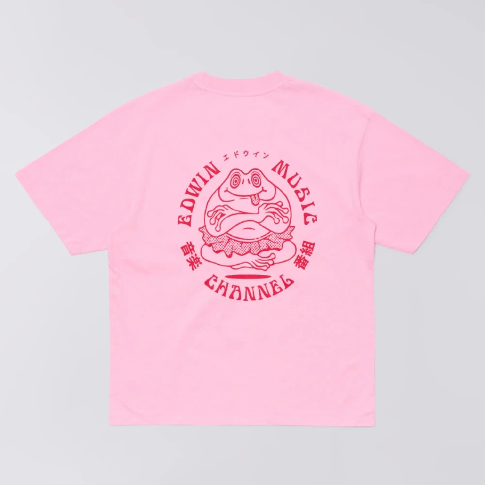 T-shirt Edwin Music Channel - Rose - Edwin - détail 2