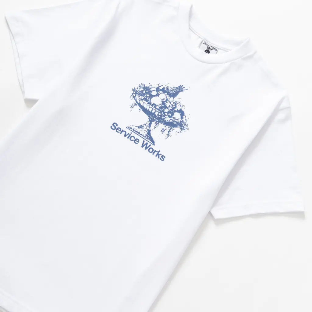 T-shirt Fruit Bowl Blanc - Service Works - détail 2