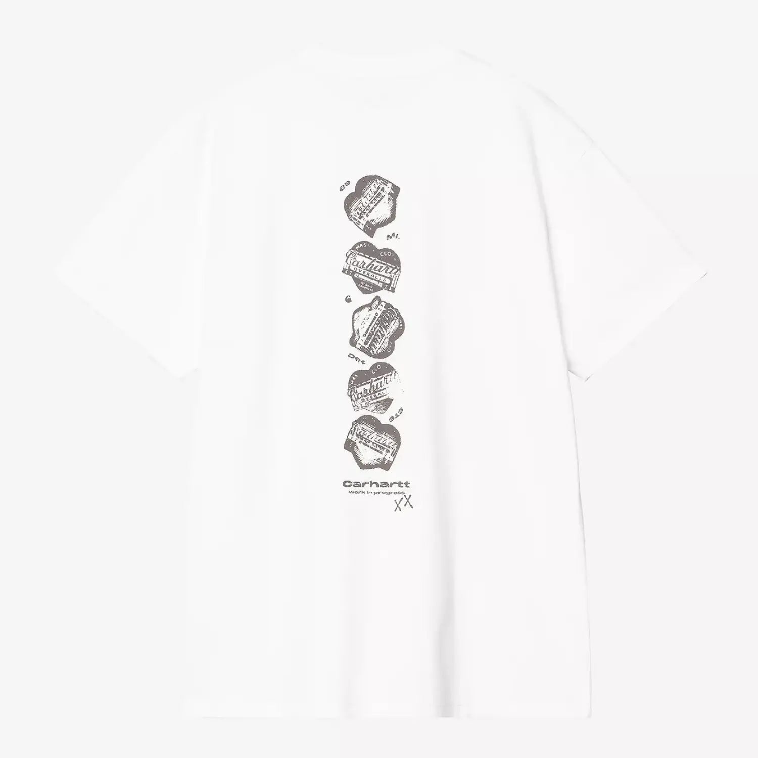 T-shirt Garble - Blanc - Carhartt WIP - détail 2