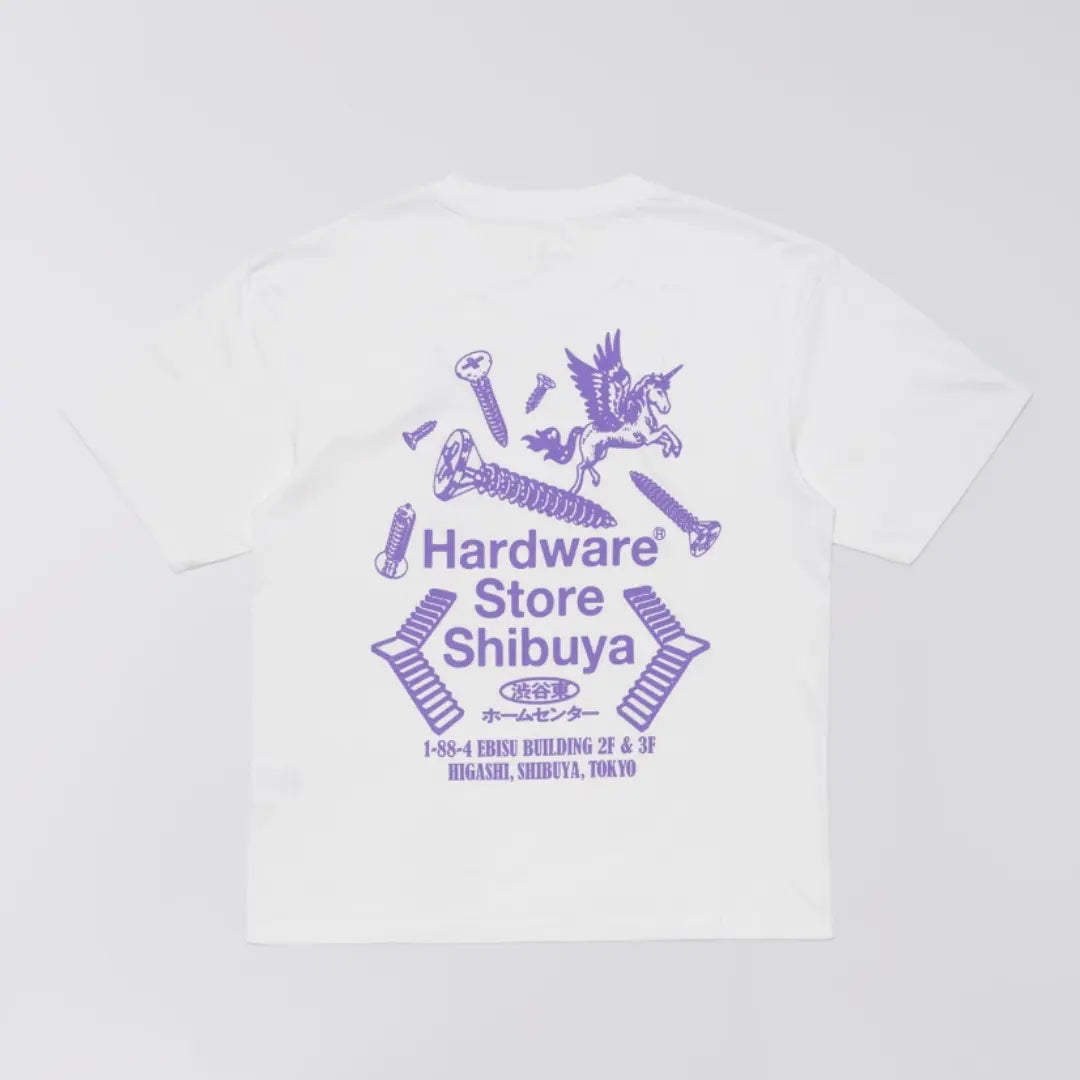T-shirt Hardware Store Shibuya Blanc - Edwin - détail 2