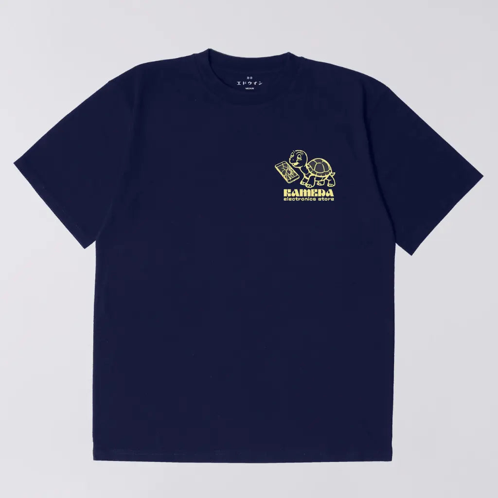 T-shirt Kamera Marine - Edwin - détail 2