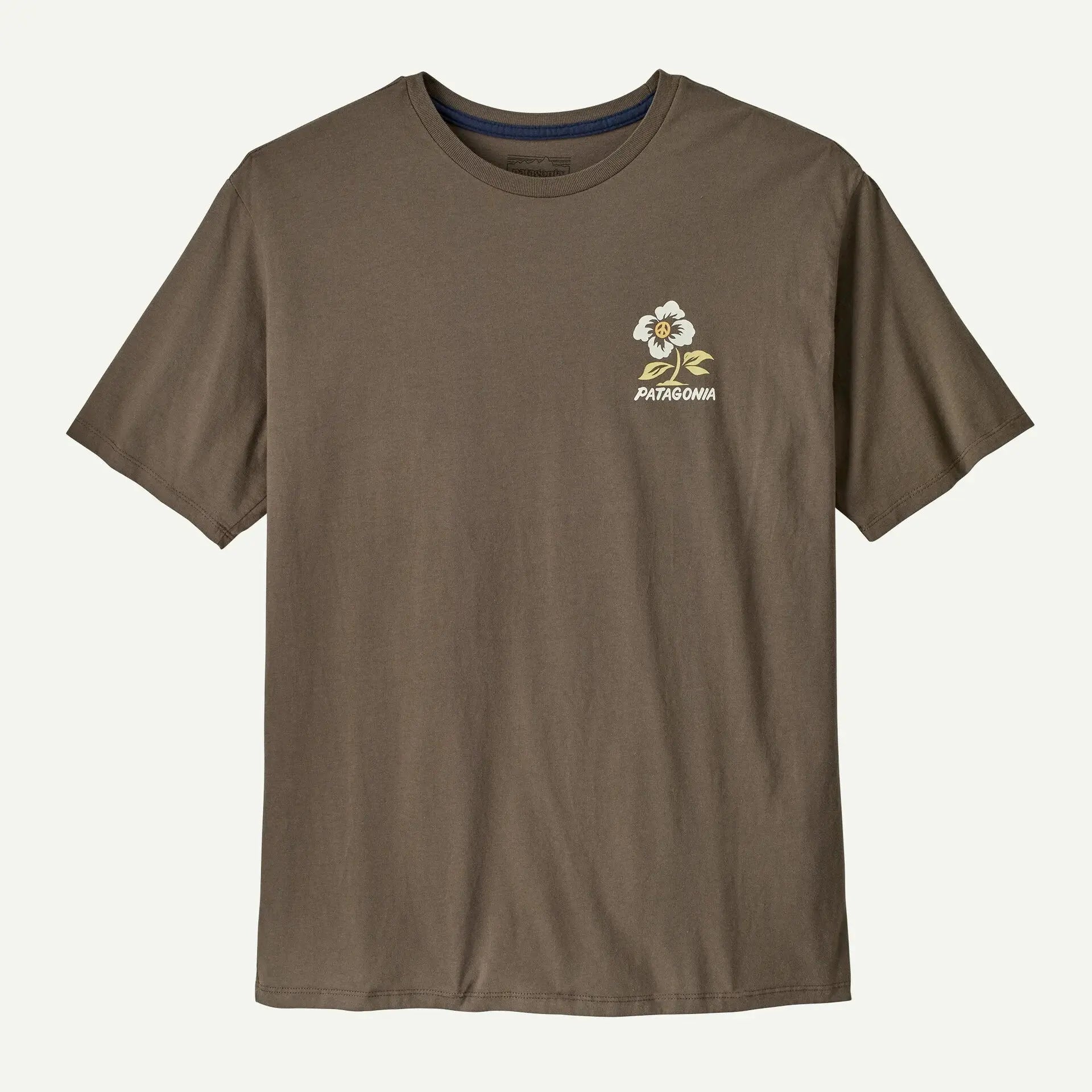 T-shirt Make Peace Marlow Brown - Patagonia
