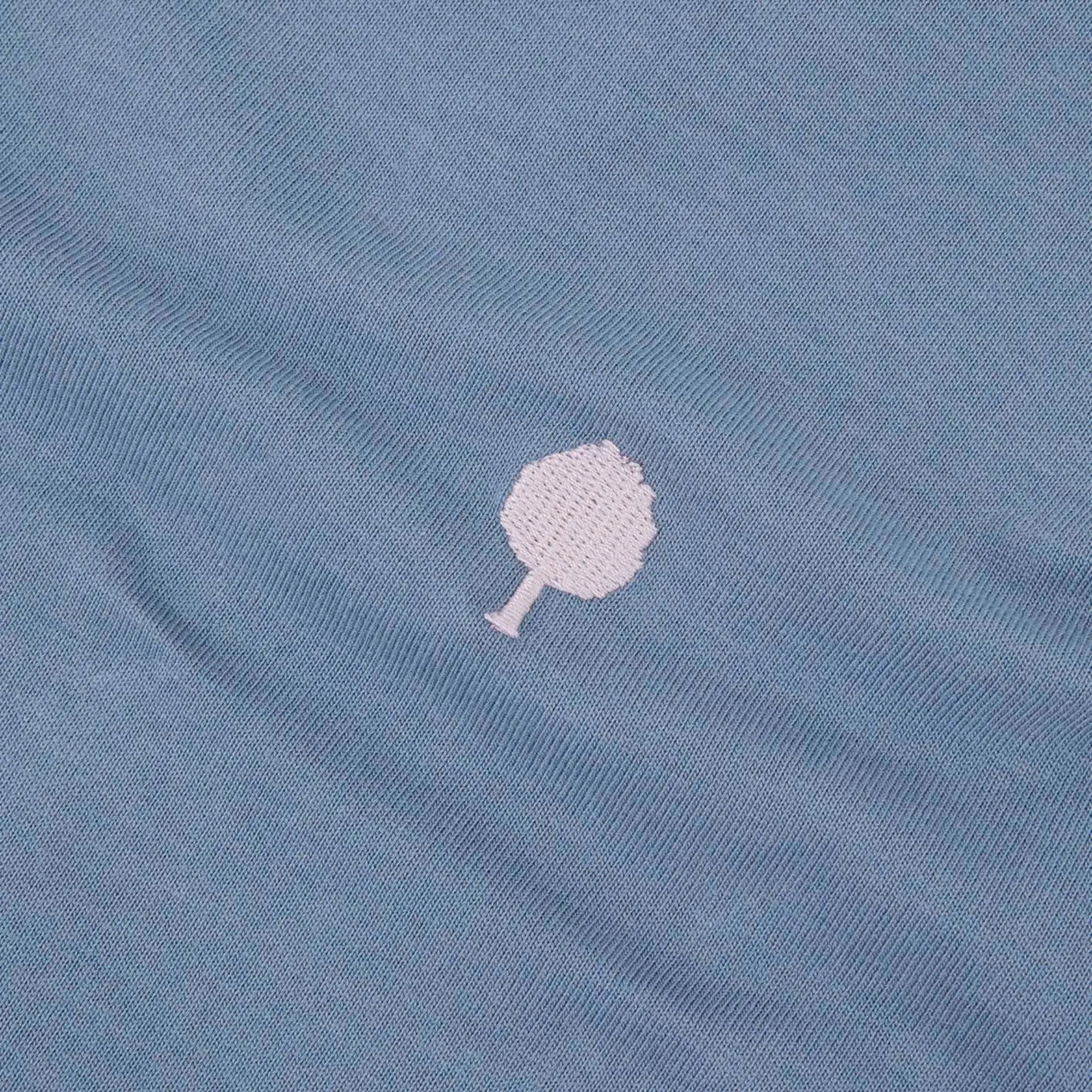 T-shirt Massoury Imprimé Flower Art Bleu - Faguo - détail 5