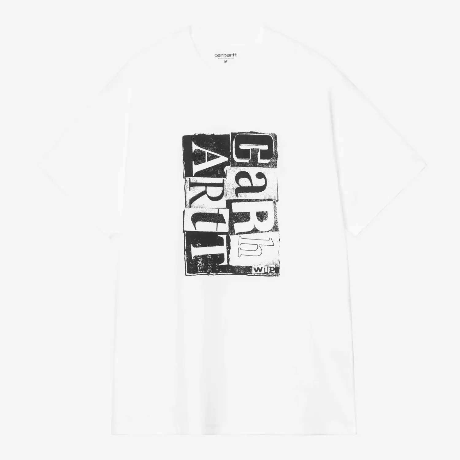 T-shirt Moving Letterpress - Blanc - Carhartt WIP