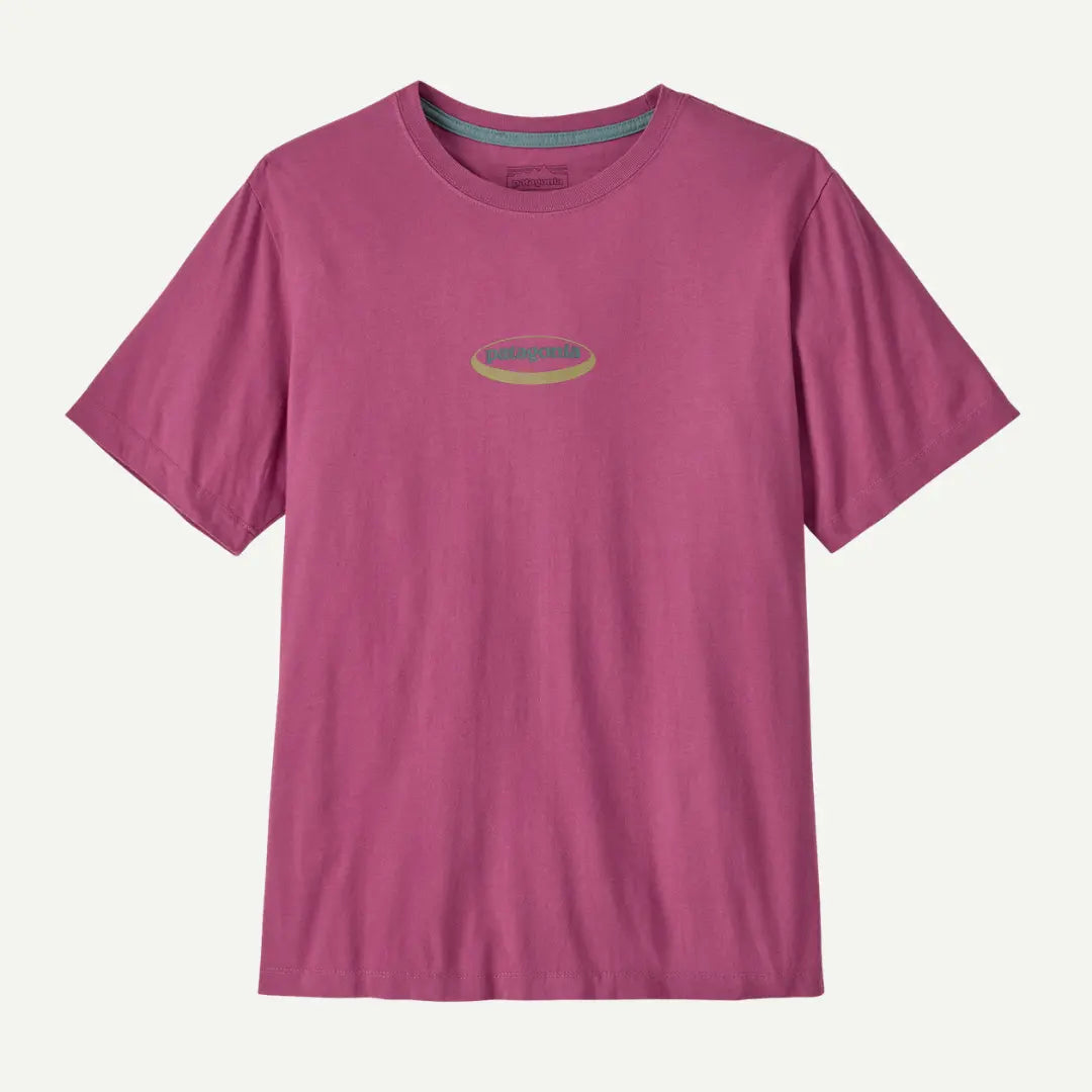 T-shirt Oval Logo - Faded Magenta - Patagonia