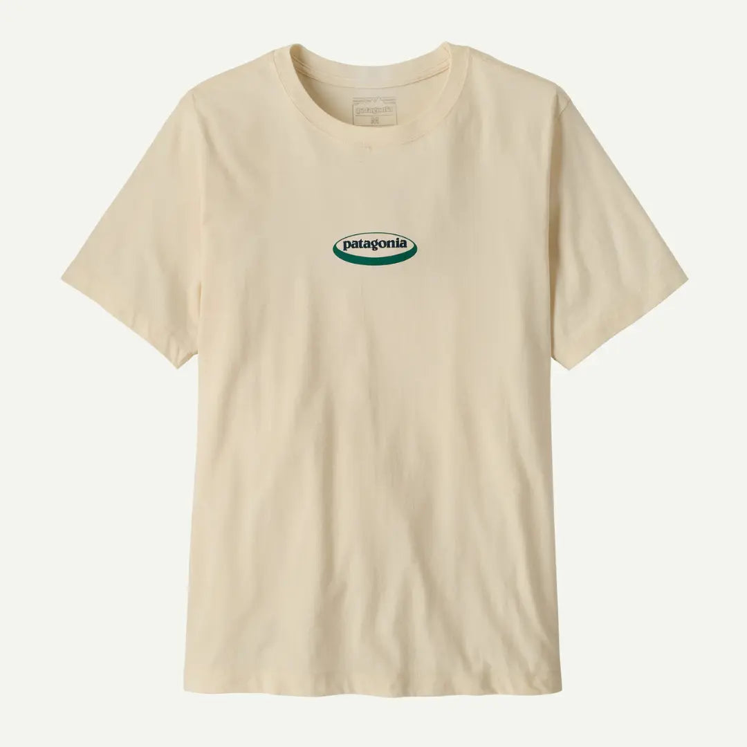 T-shirt Oval Logo - Undyed Natural - Patagonia