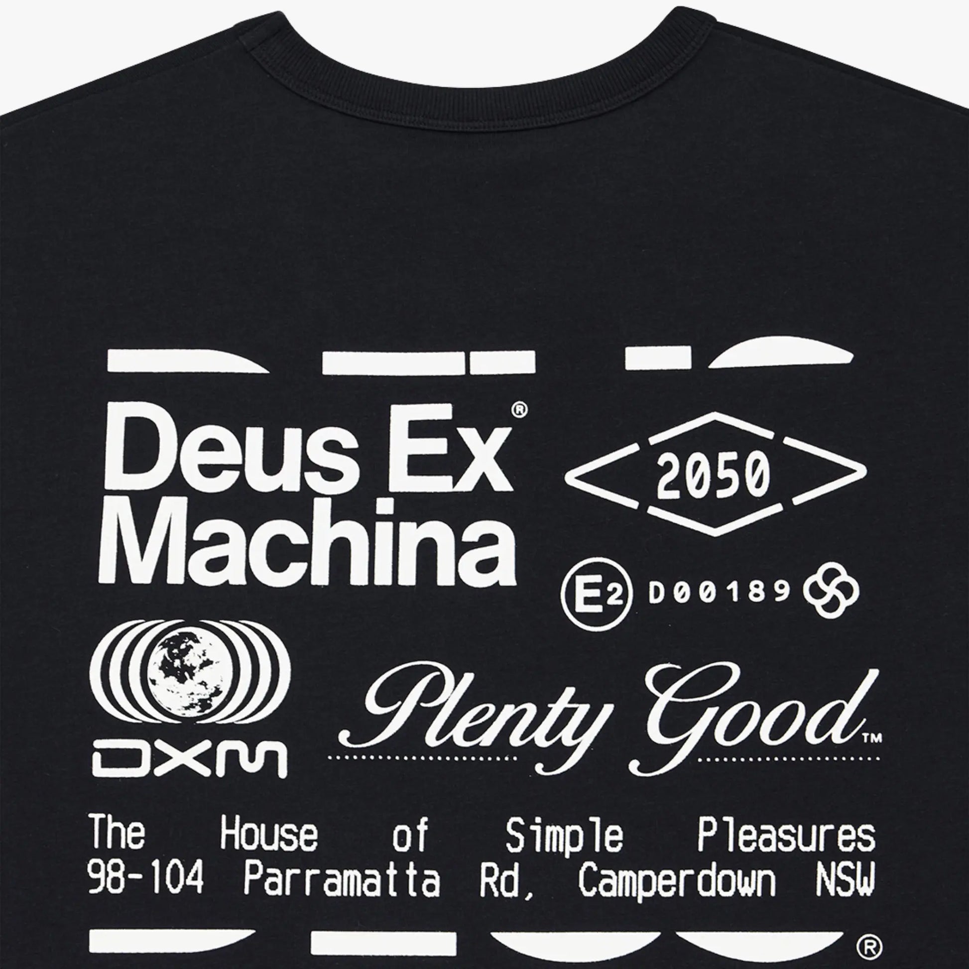 T-shirt Plenty Good Black - Deus Ex Machina - détail 4