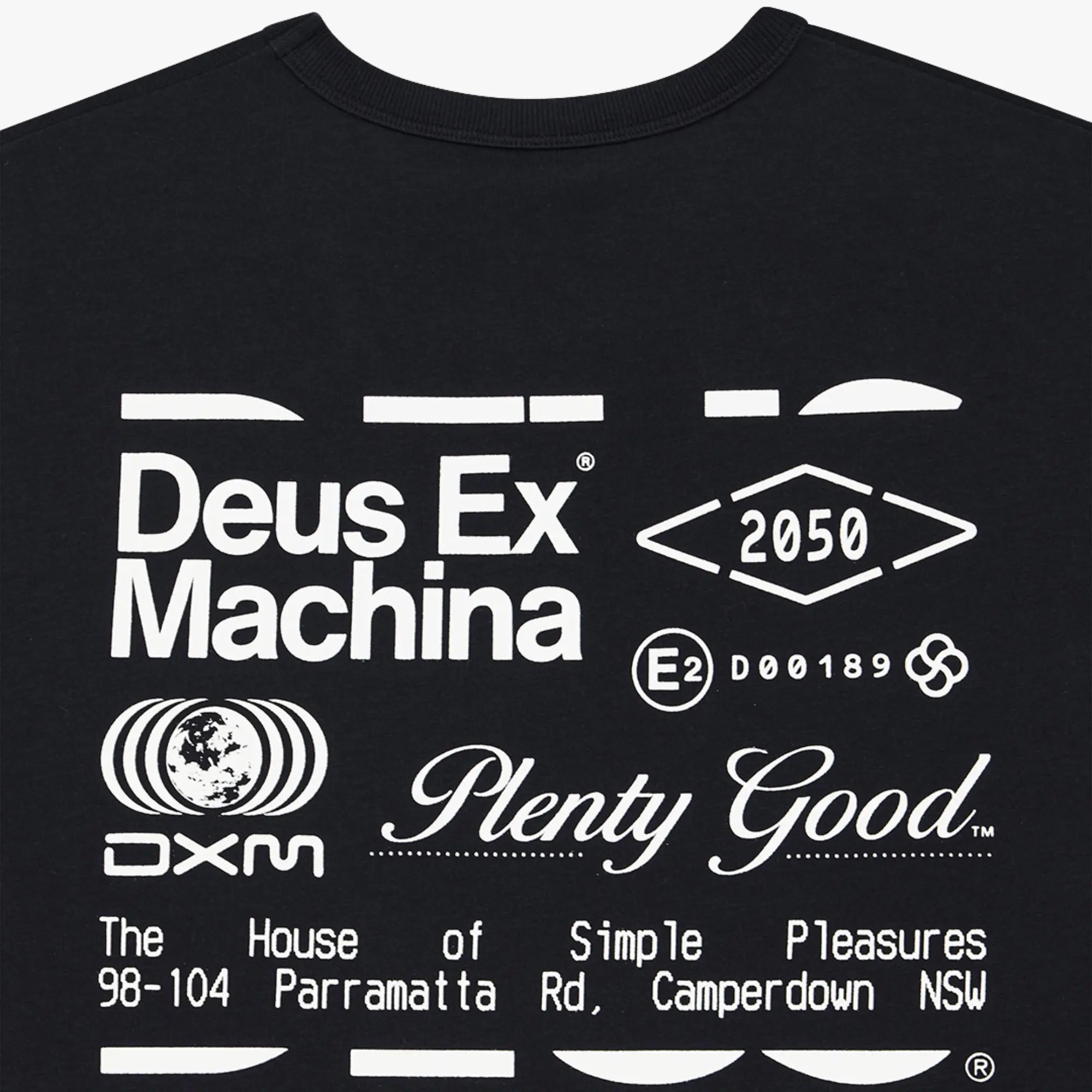 T-shirt Plenty Good Black - Deus Ex Machina - détail 4