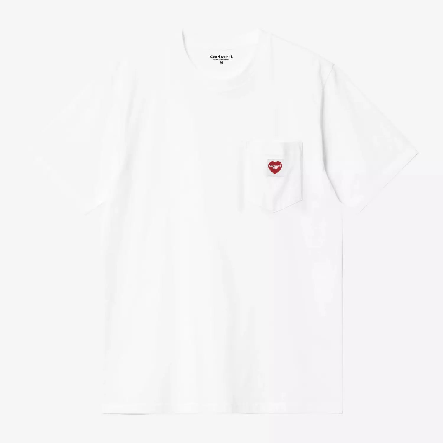 T-shirt Pocket Heart White / Red - Carhartt WIP