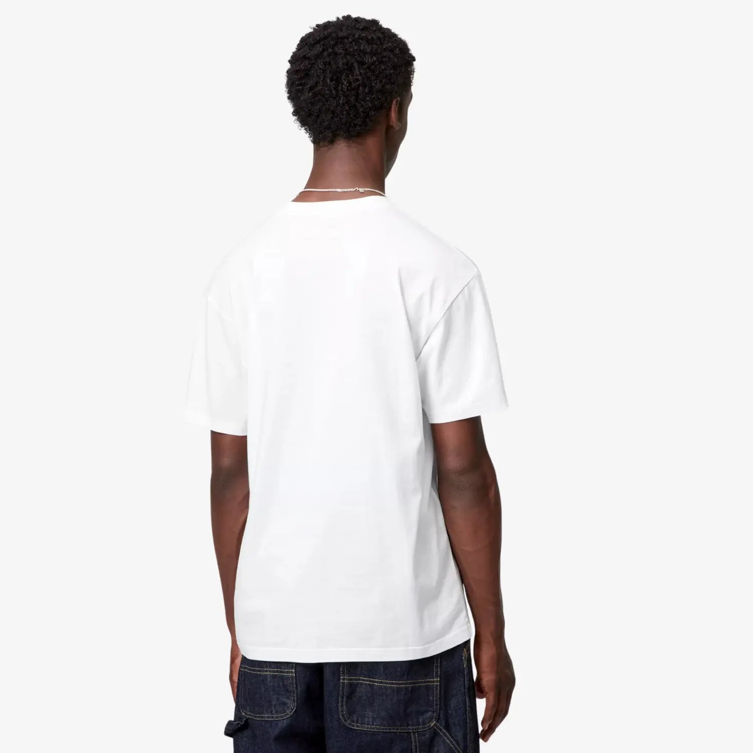 T-shirt Pocket Heart White / Red - Carhartt WIP - détail 4