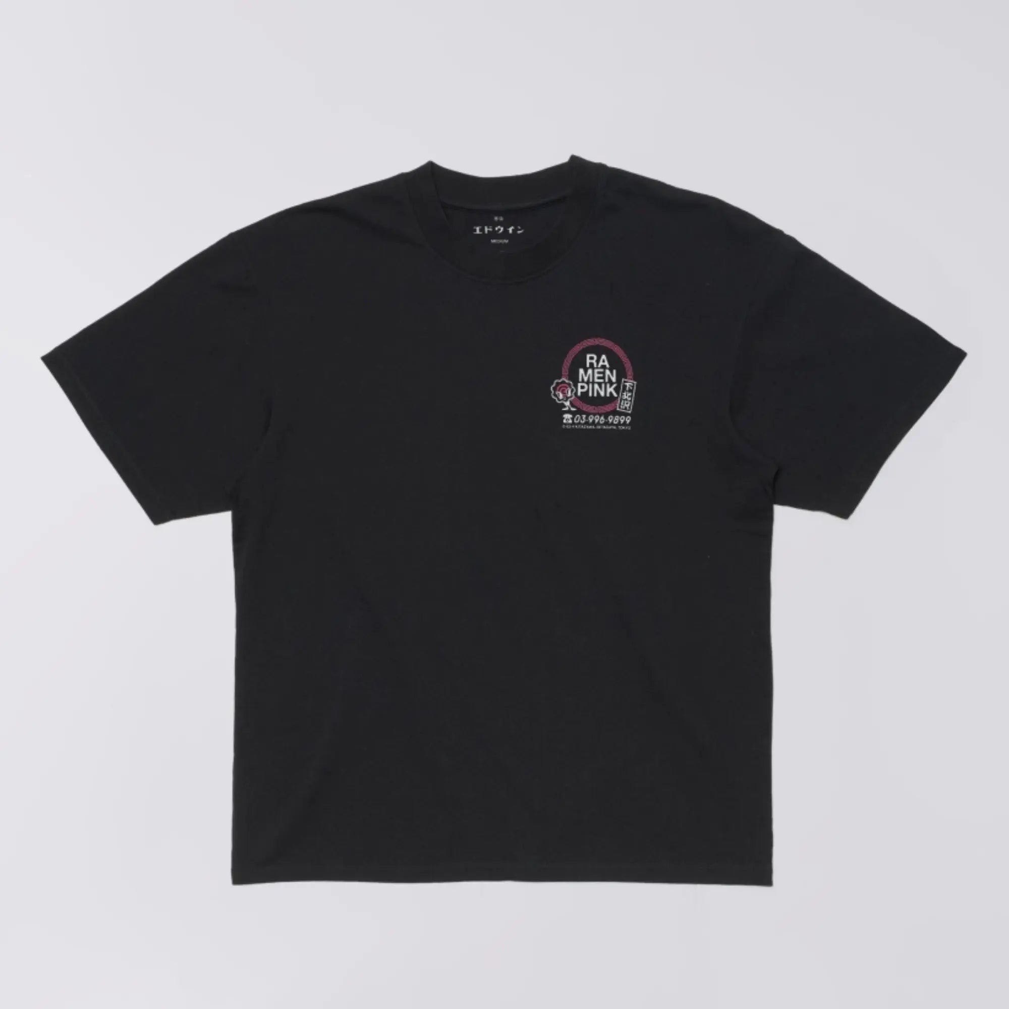 T-shirt Ramen Pink Black - Edwin