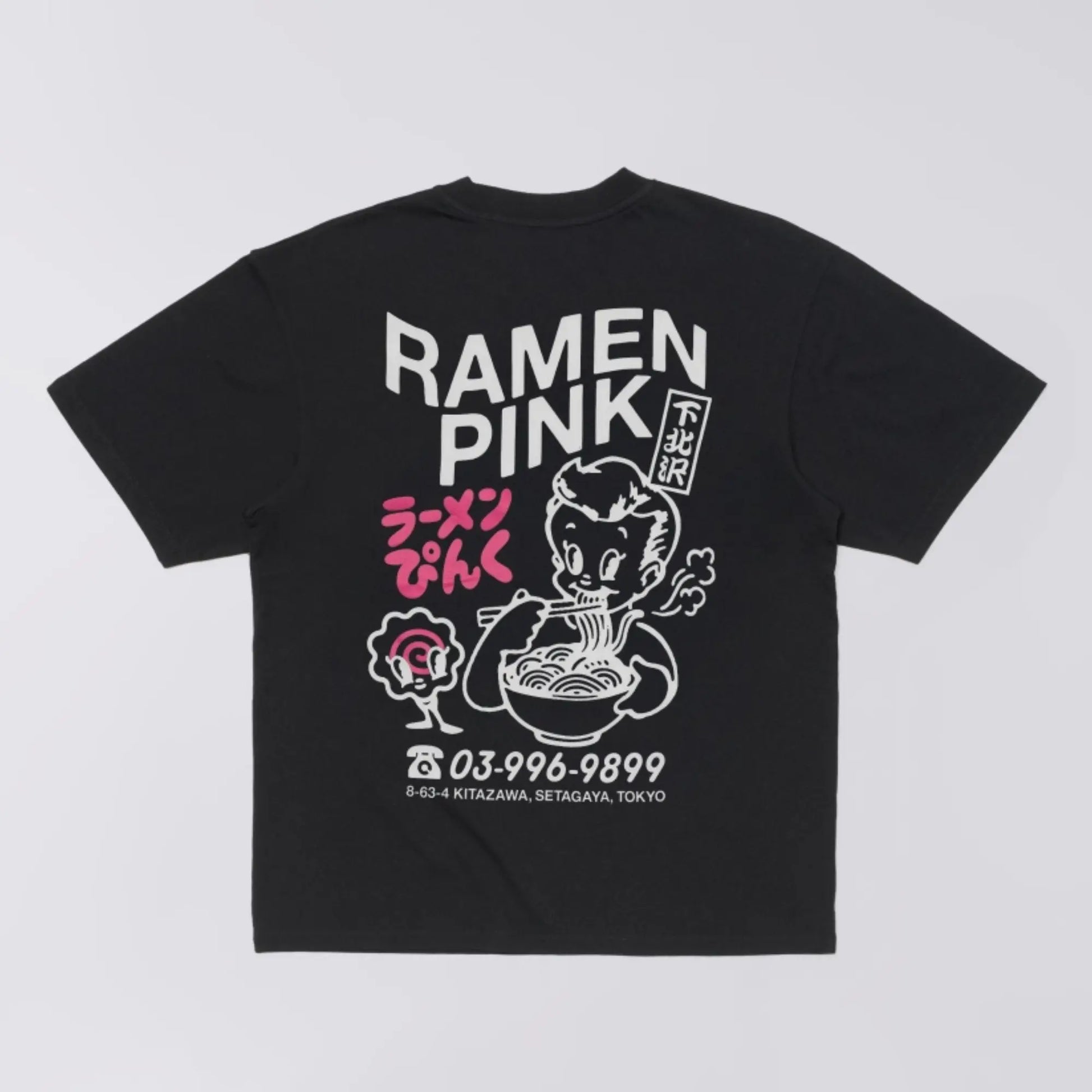 T-shirt Ramen Pink Black - Edwin - détail 2