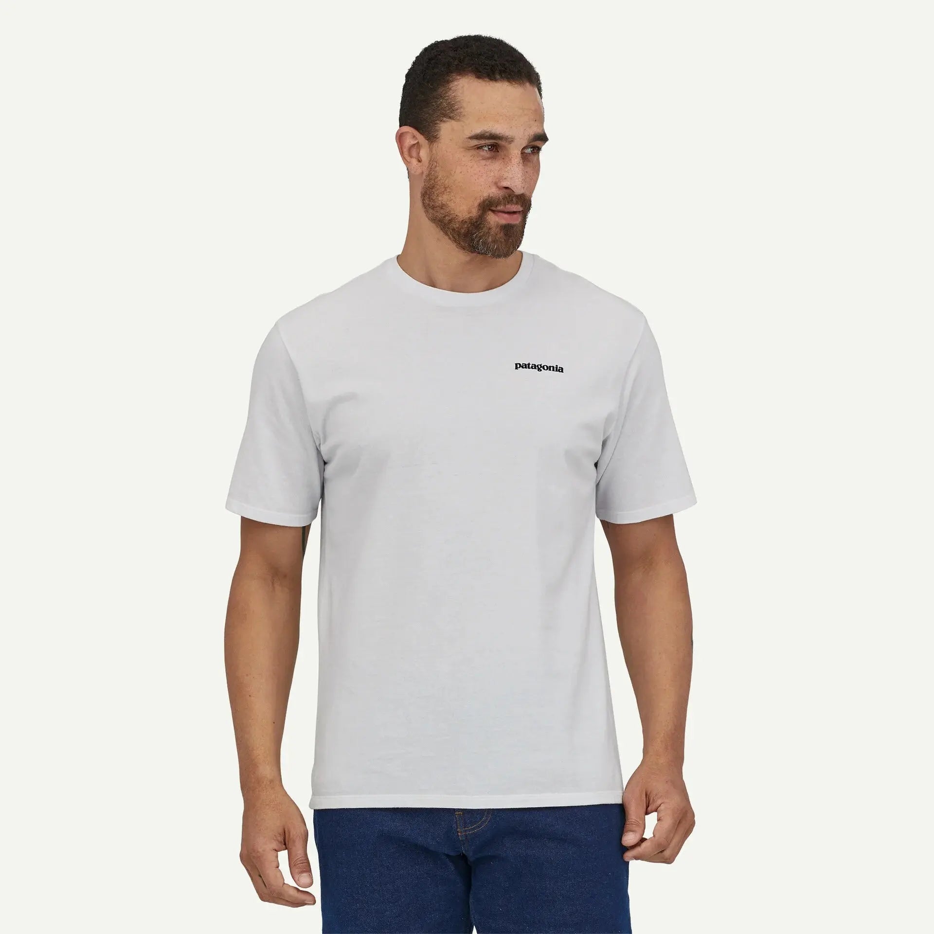 T-shirt Responsibili-tee Blanc - Patagonia - détail 3