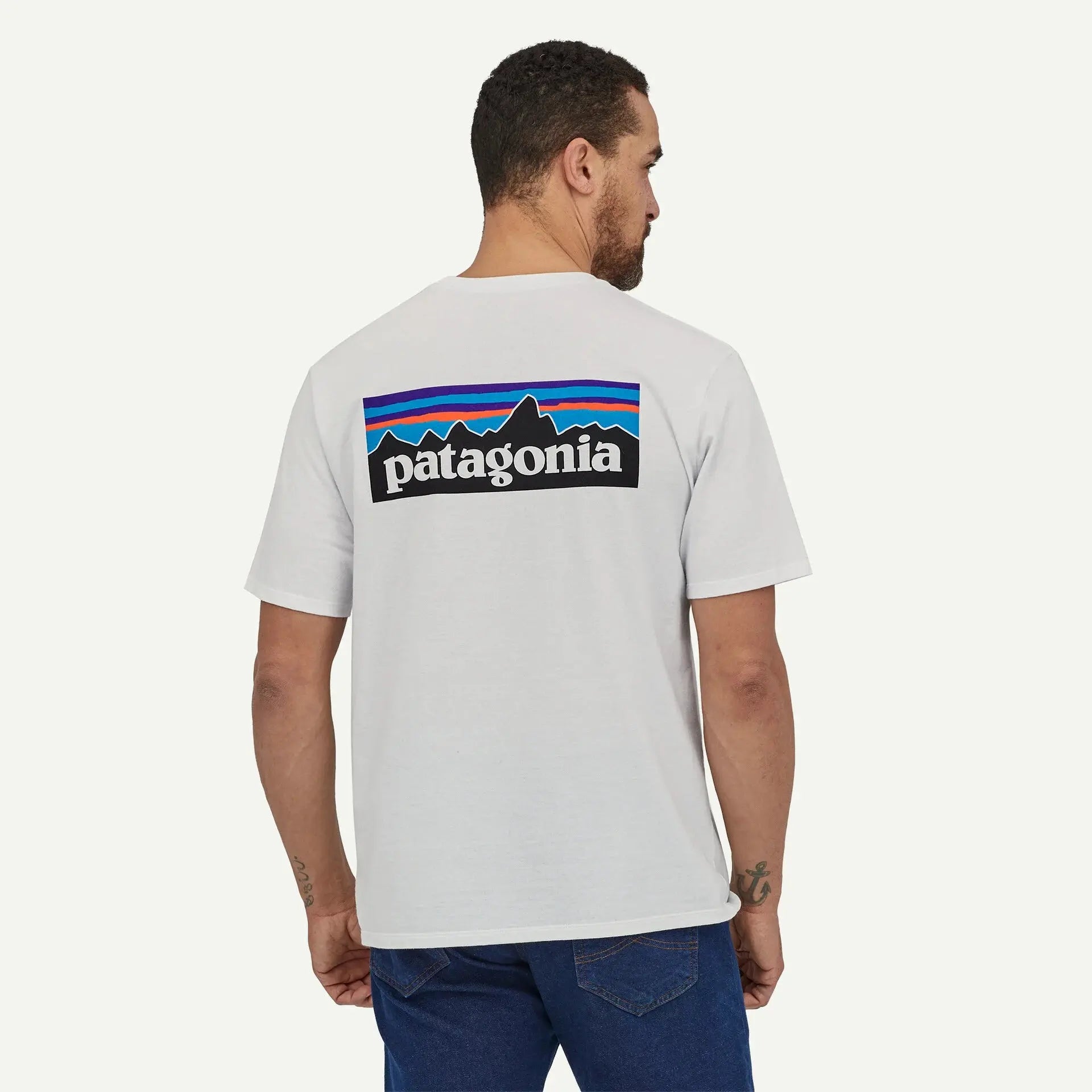 T-shirt Responsibili-tee Blanc - Patagonia - détail 4