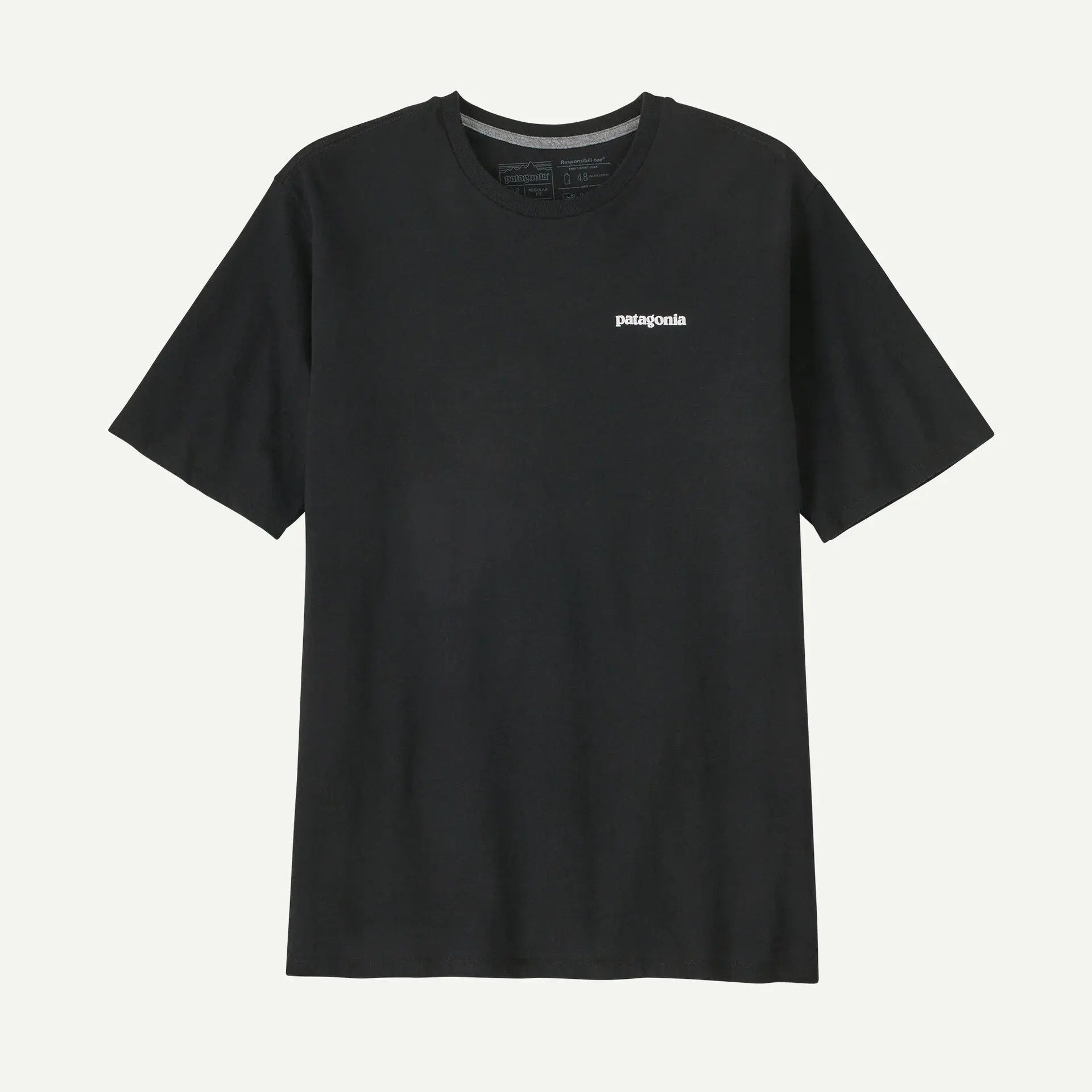 T-shirt Responsibili-tee - Noir - Patagonia - détail 2