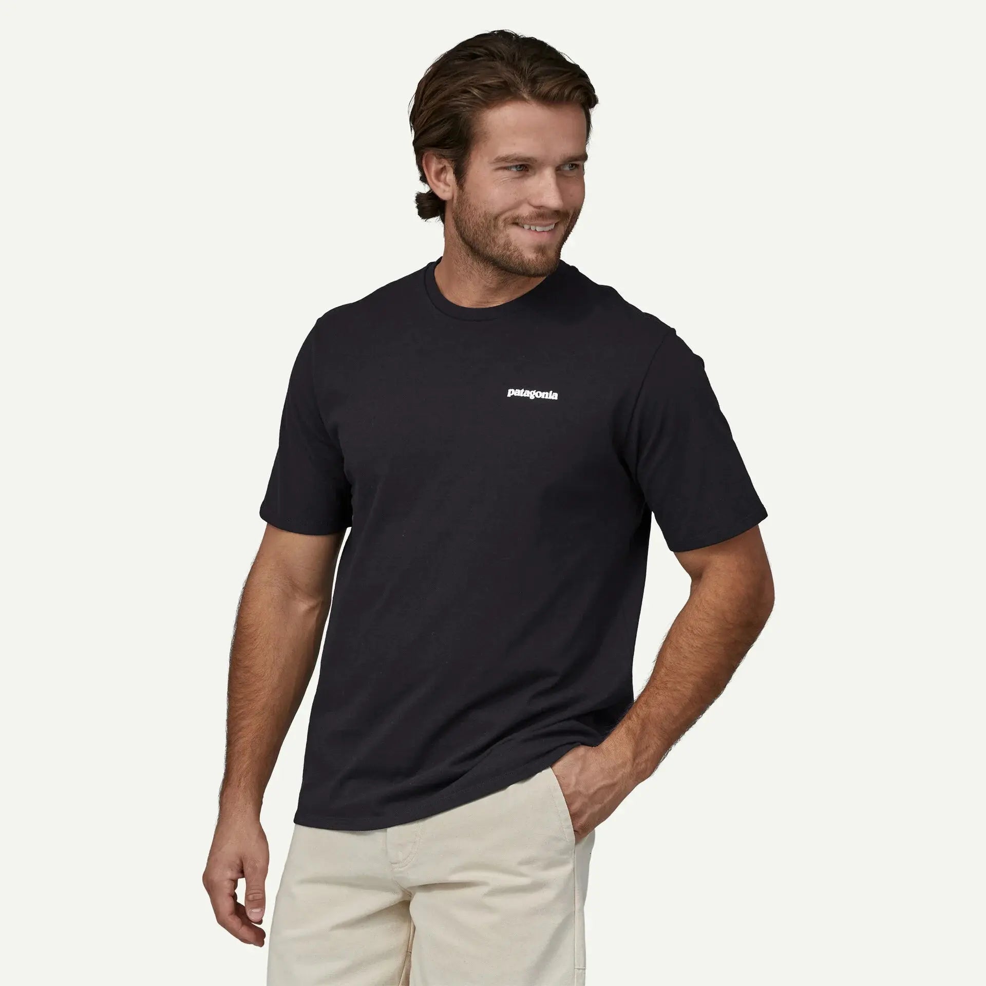 T-shirt Responsibili-tee - Noir - Patagonia - détail 3