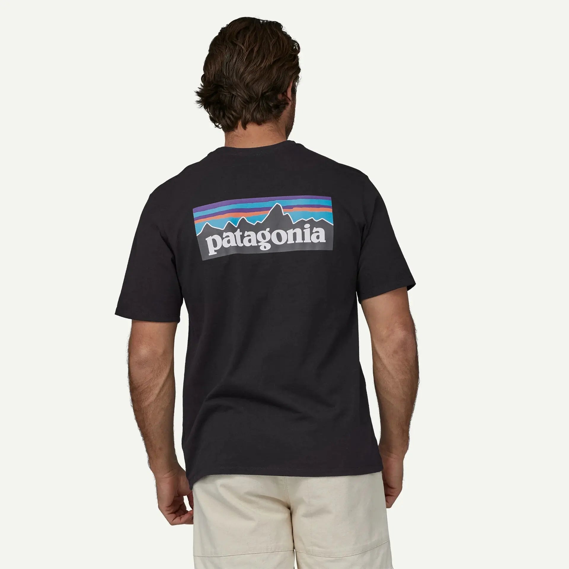 T-shirt Responsibili-tee - Noir - Patagonia - détail 4