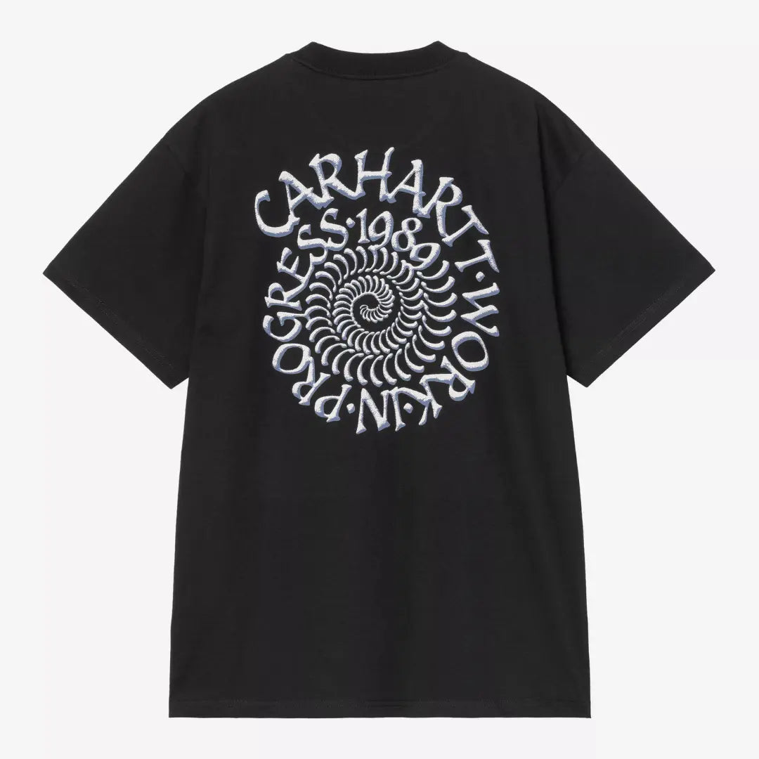 T-shirt Spirals - Black - Carhartt WIP - détail 2