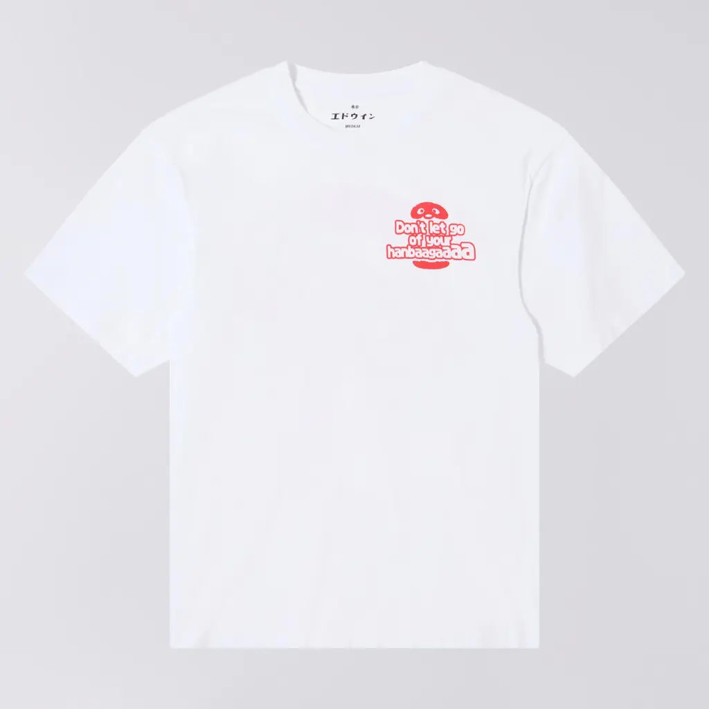 T-shirt Tanuki Blanc - Edwin - détail 2