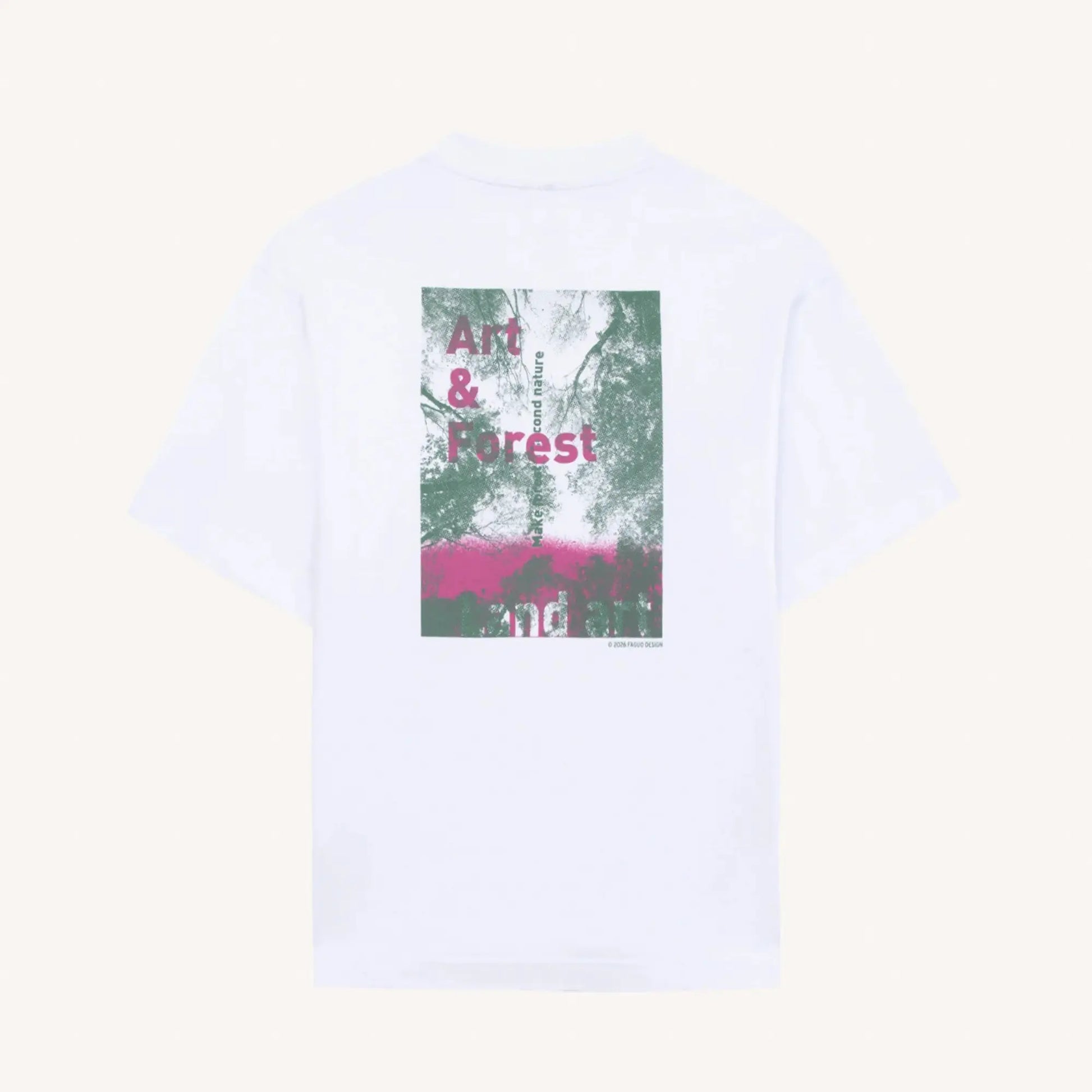 T-shirt Yellow Stone Forest Blanc - Faguo - détail 3