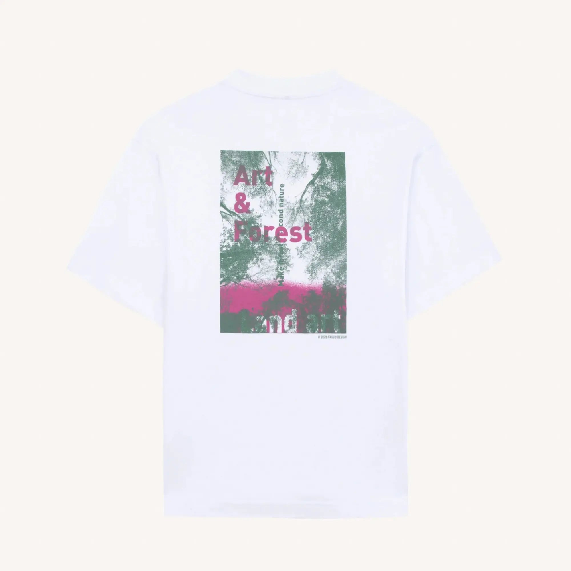 T-shirt Yellow Stone Forest Blanc - Faguo - détail 3