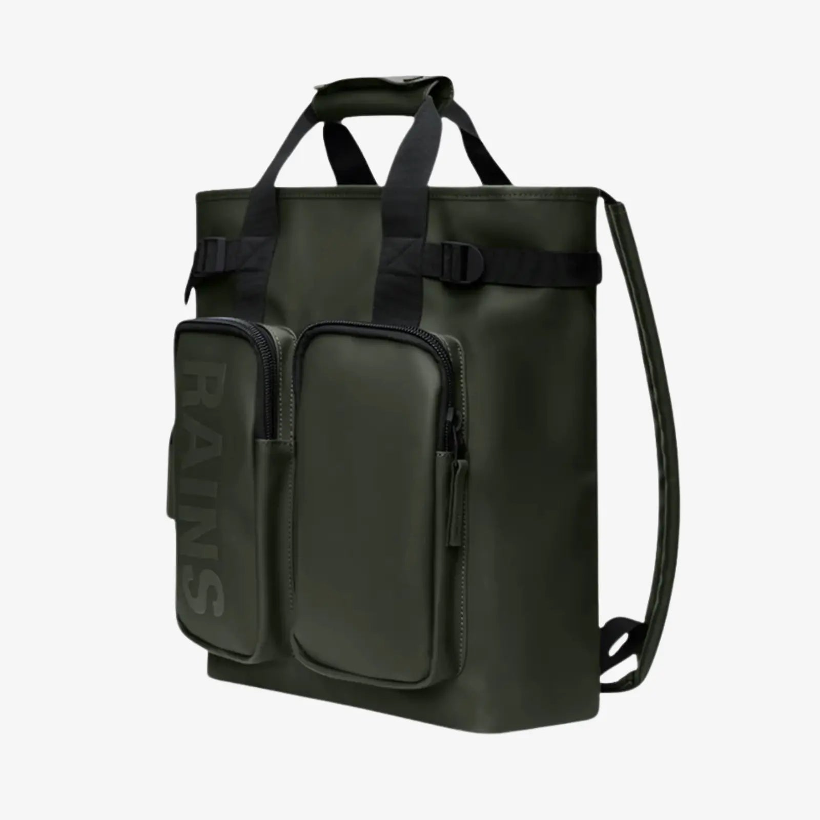Texel Tote Backpack Green Rains intérieur laptop 15 - Klubb Le Mans