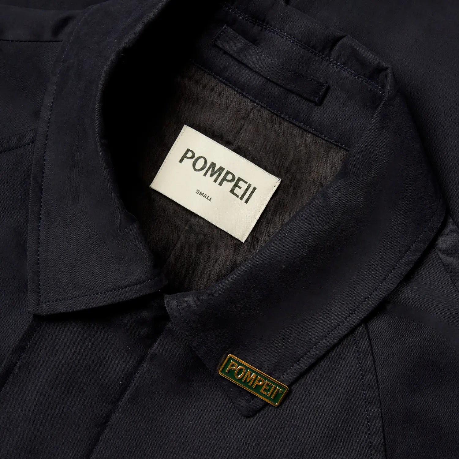 Trench-coat Mac - Navy - Pompeii Brand - détail 3