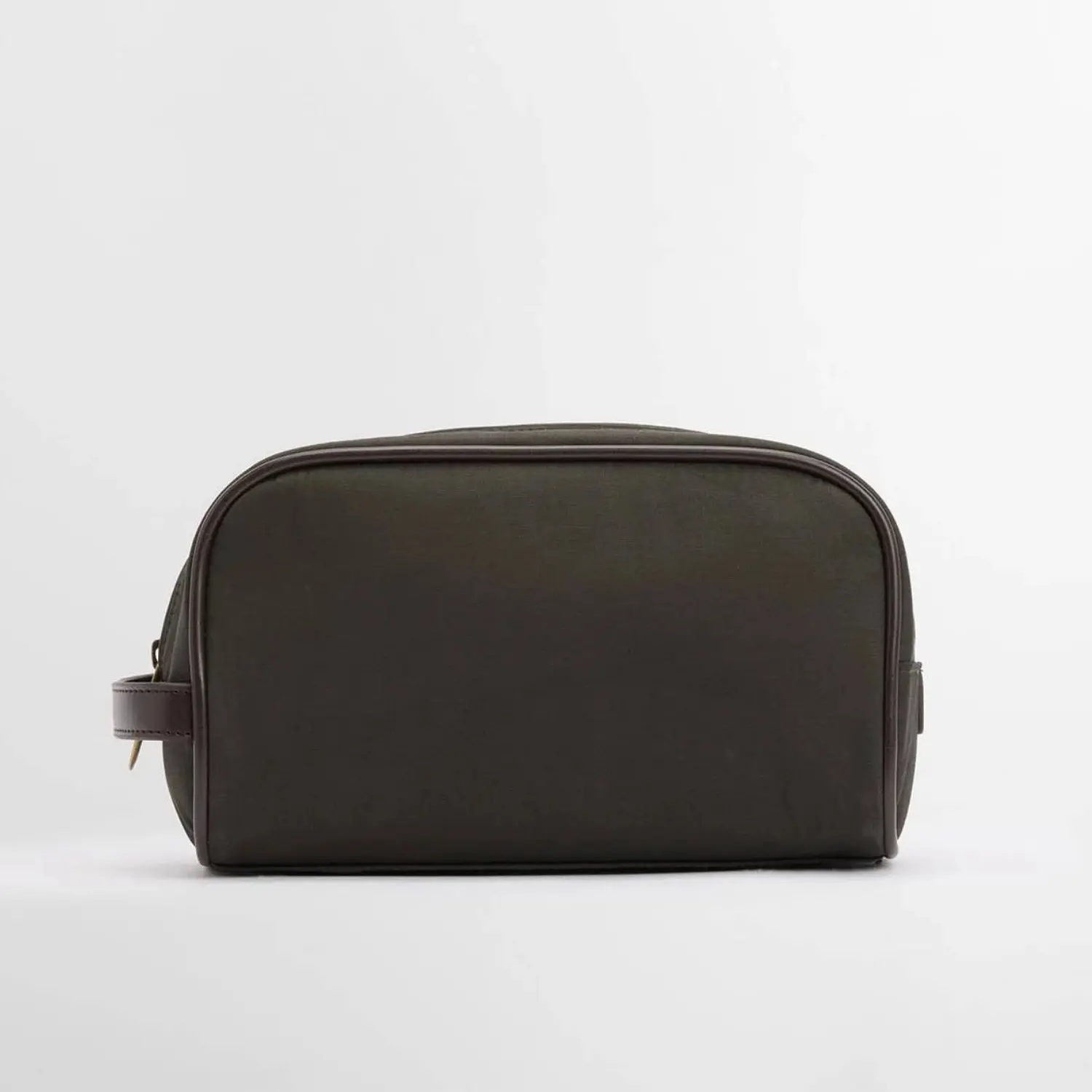 Trousse de Toilette en Coton Ciré - Olive